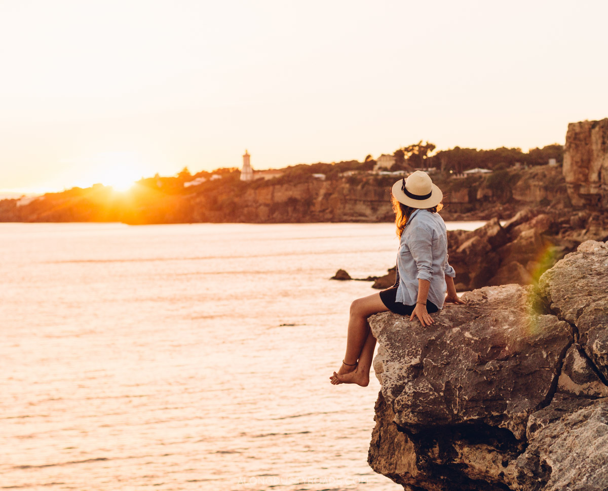 Sunset at Boca Inferno, Cascais, Portugal