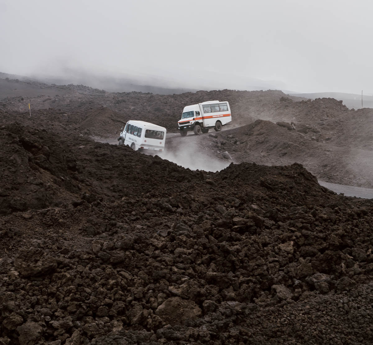 Bus to Mount Etna