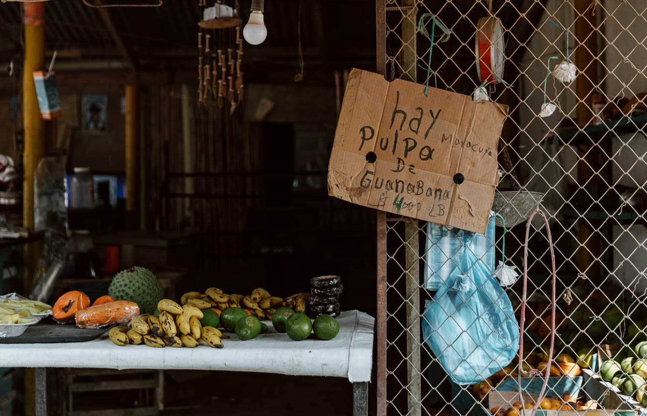 水果摊位,帕洛米诺马,哥伦比亚