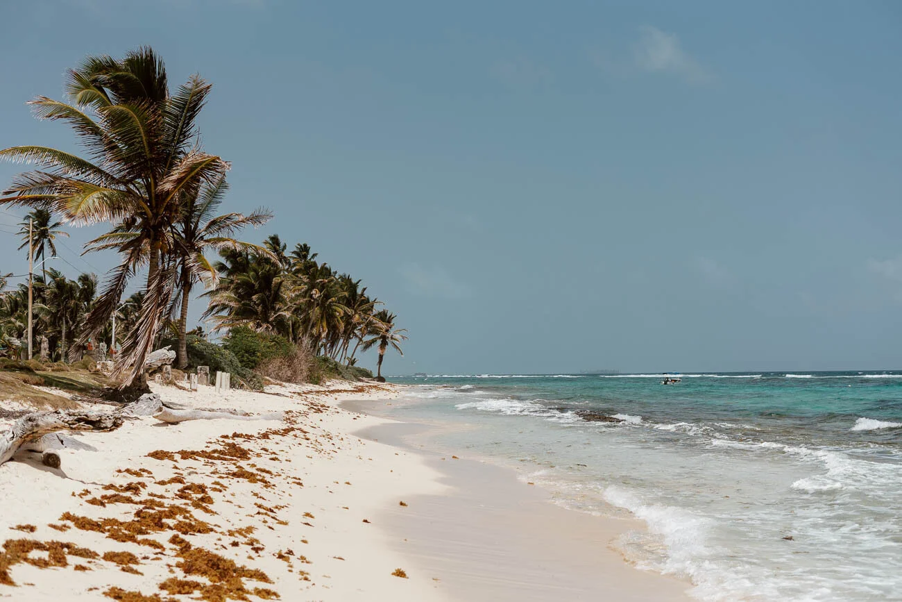 A Beach in San Andres Colombia | Along Dusty Roads