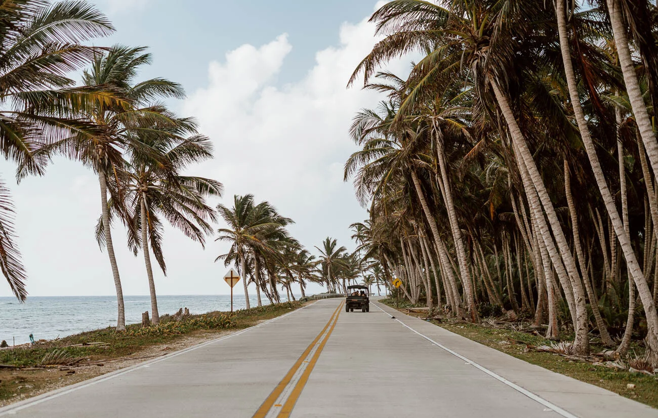 Renting a golf cart in San Andres Colombia