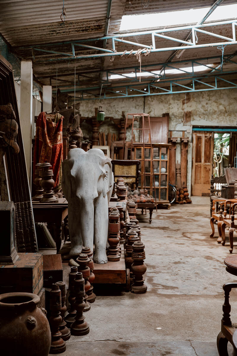 Antigue shop in Jew Town, Kochi - Along Dusty Roads