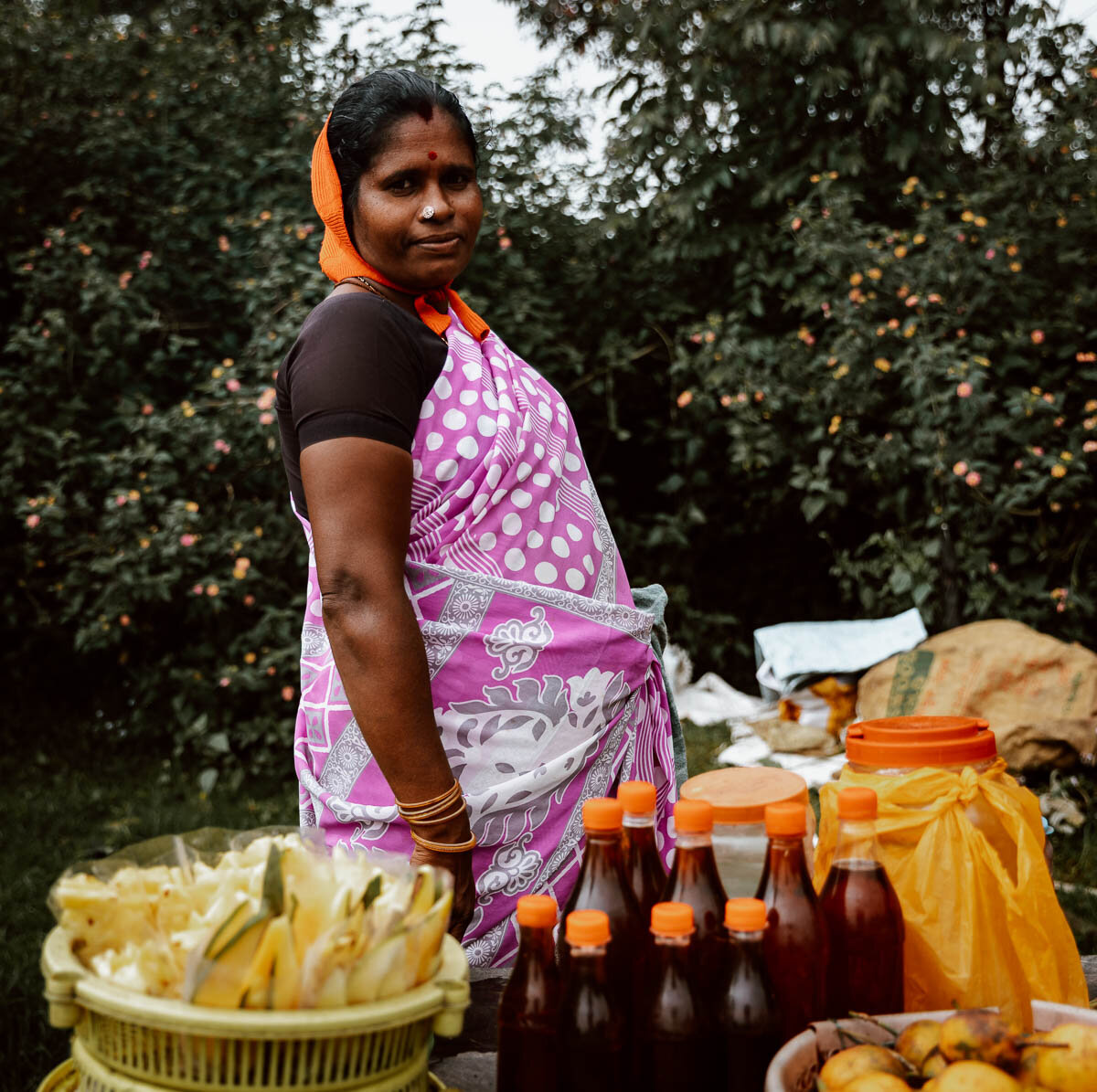 Food seller at Top Station, Munnar