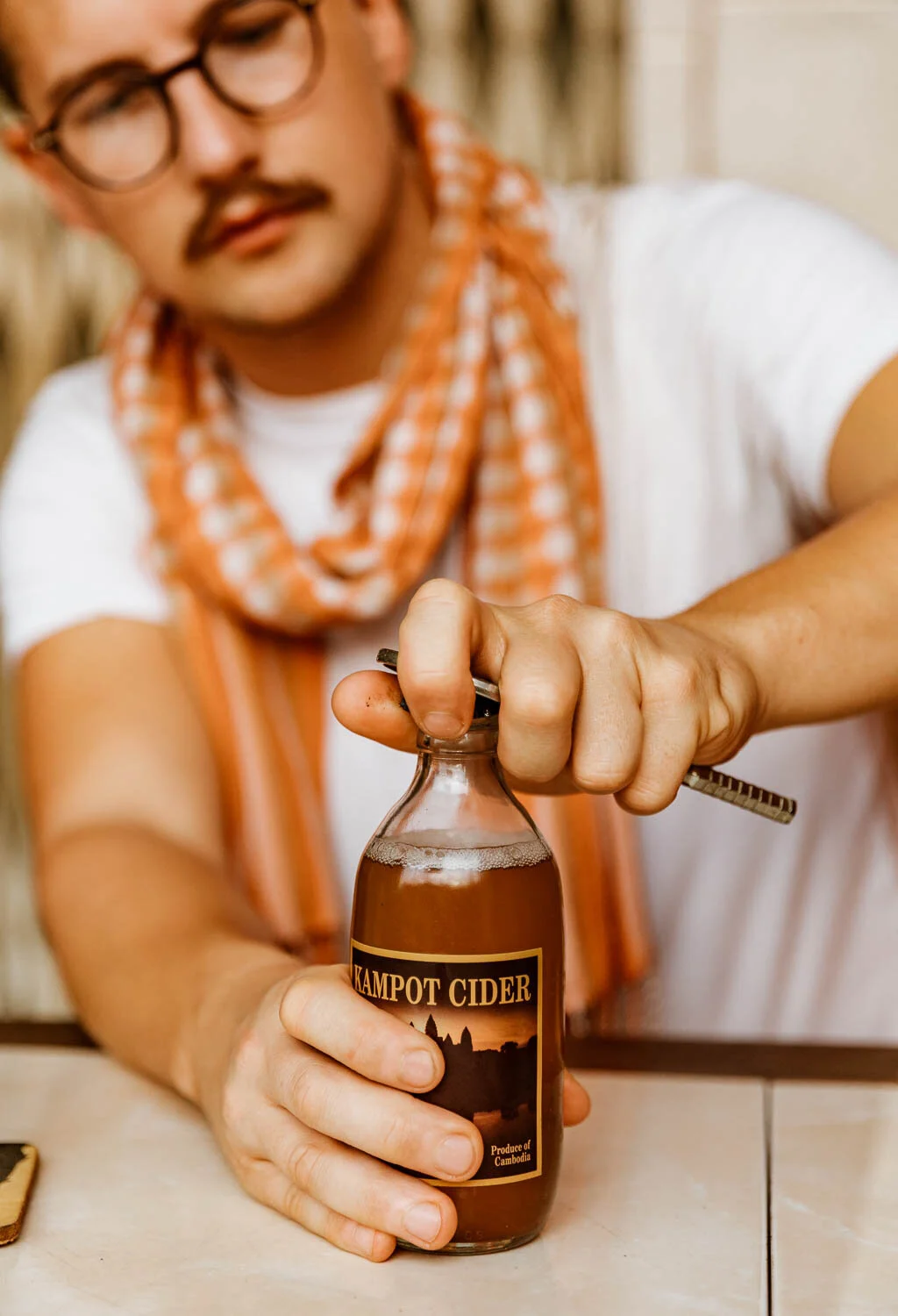 Trying Kampot Cider