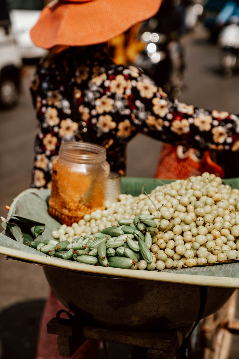 Food seller, Cambodia