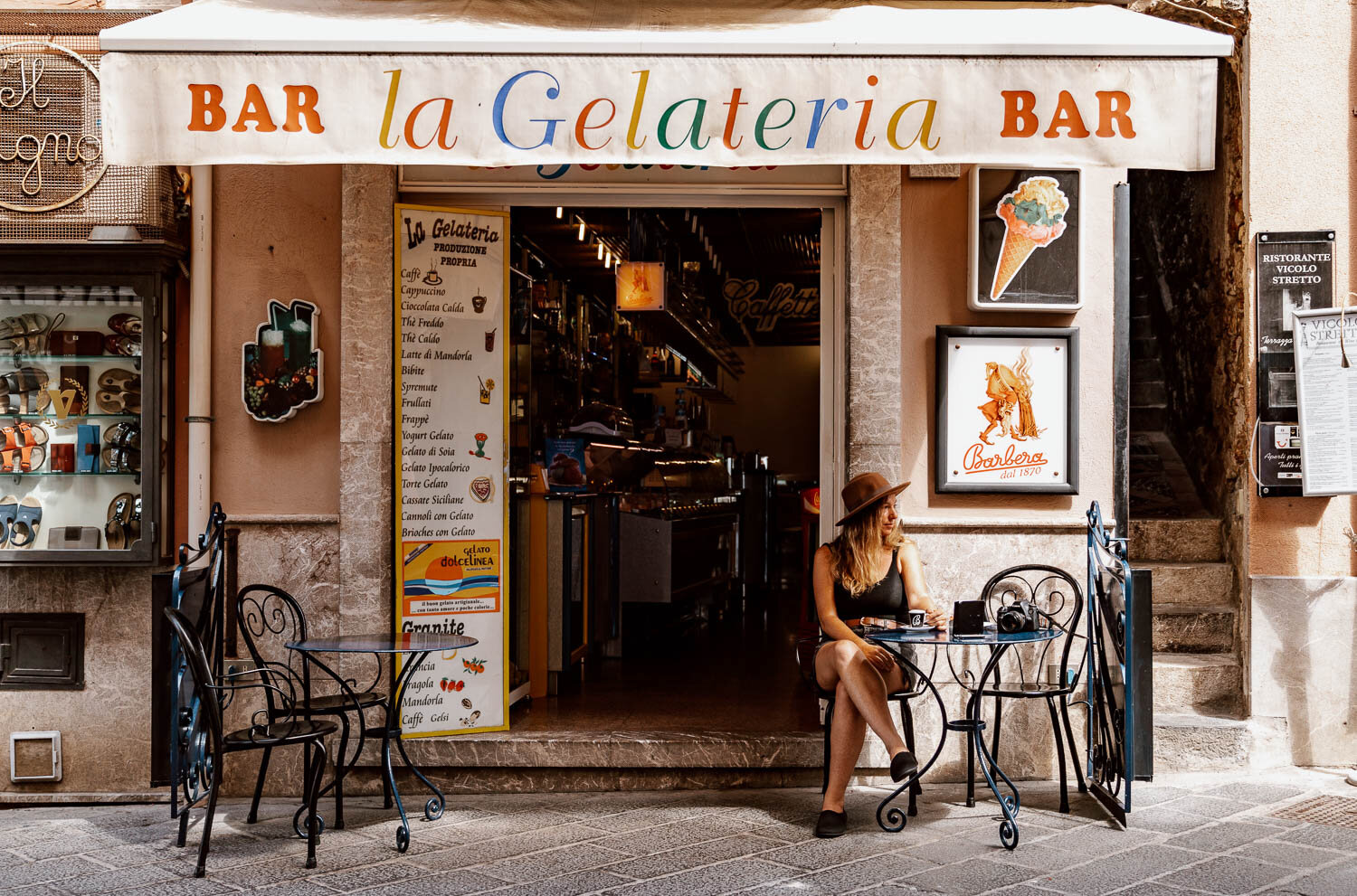 Bar La Gelateria, Corso Umberto, Taormina, Sicily