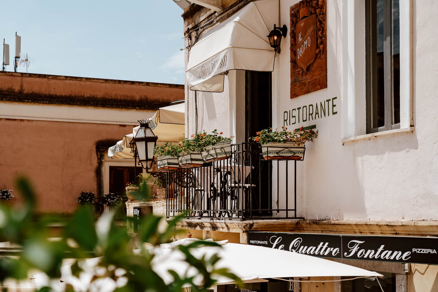 Restaurants in Taormina, Sicily