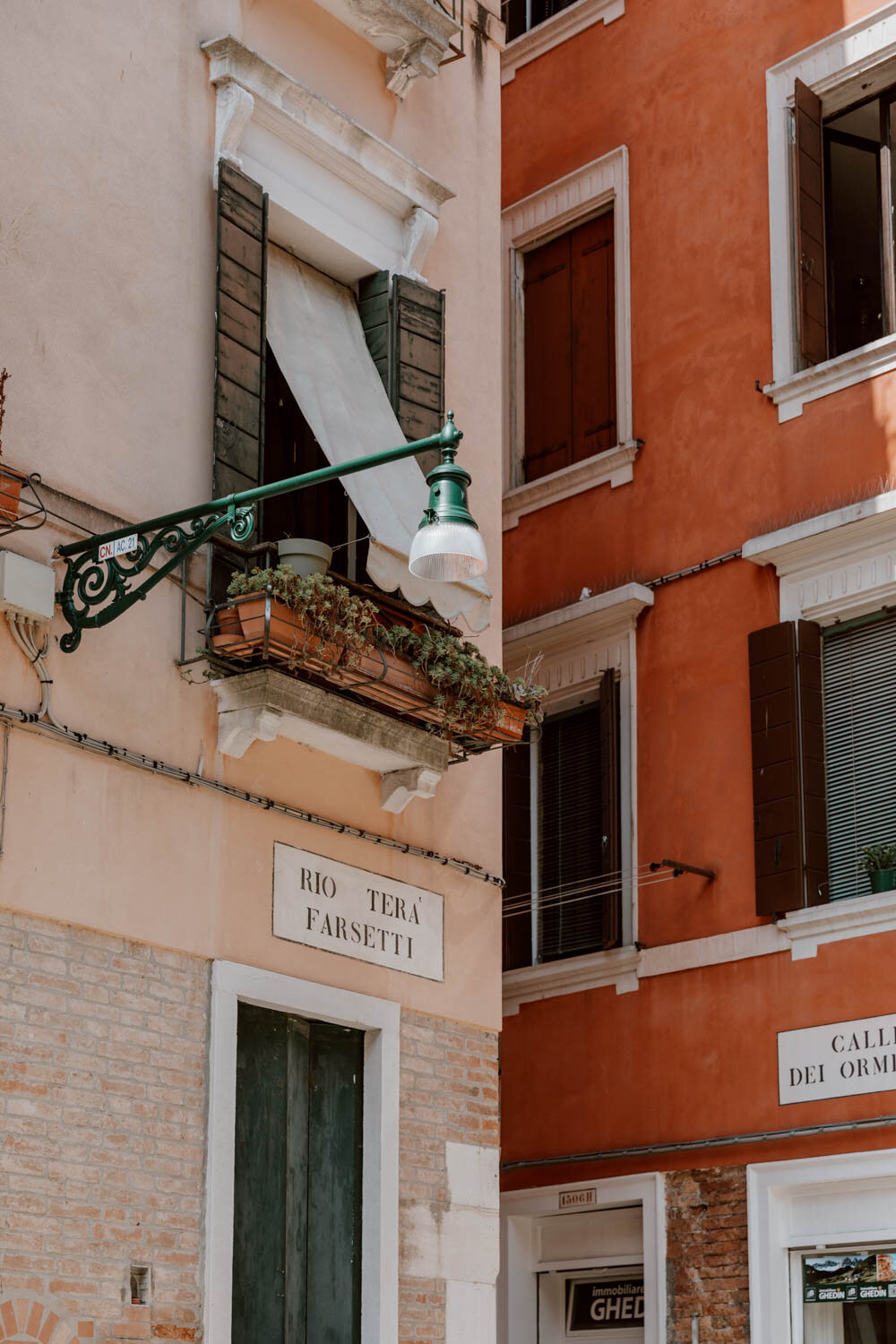 Street signs in Cannaregio, Venice