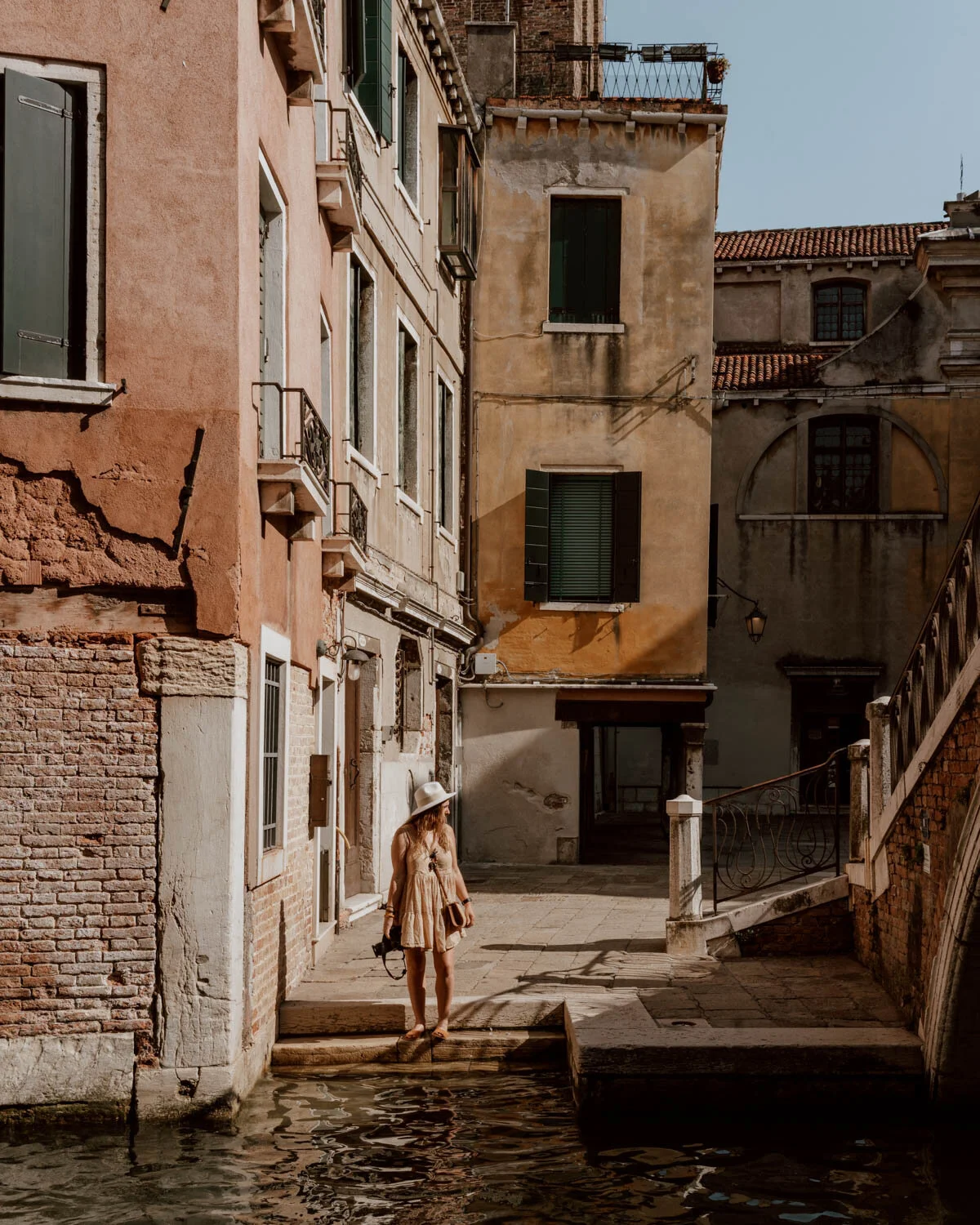 Hanging out canalside in Venice, Italy