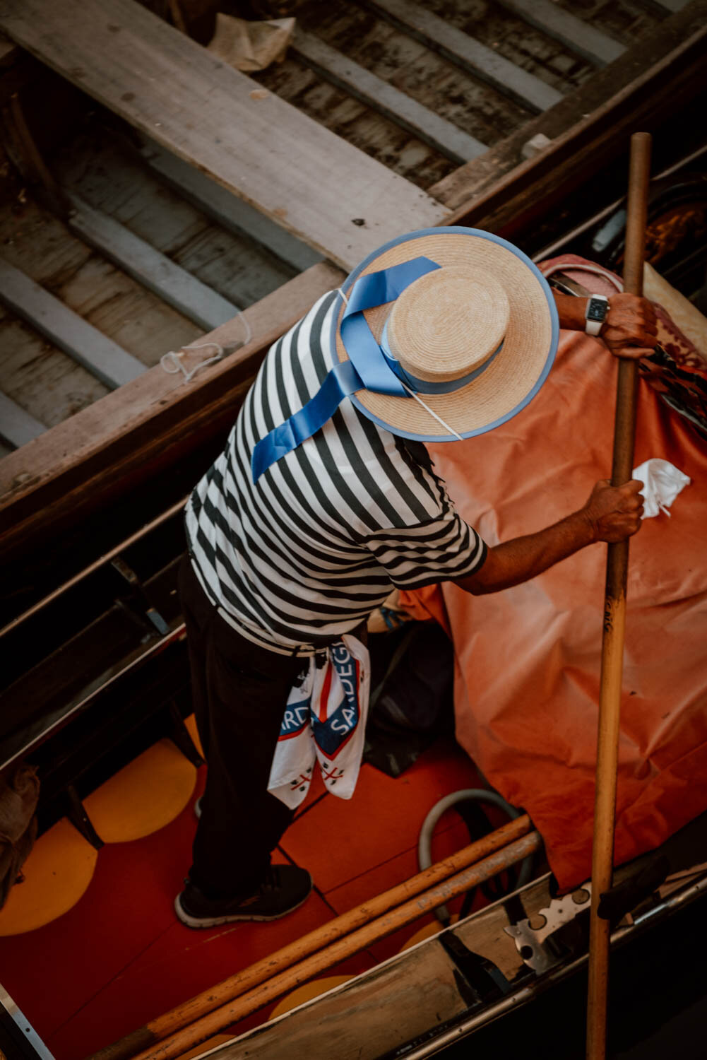 Gondolier in Venice