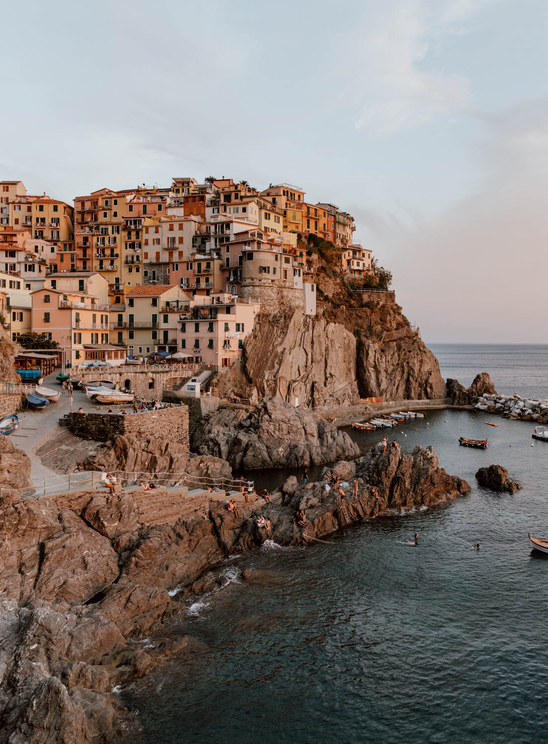 Manarola at sunset
