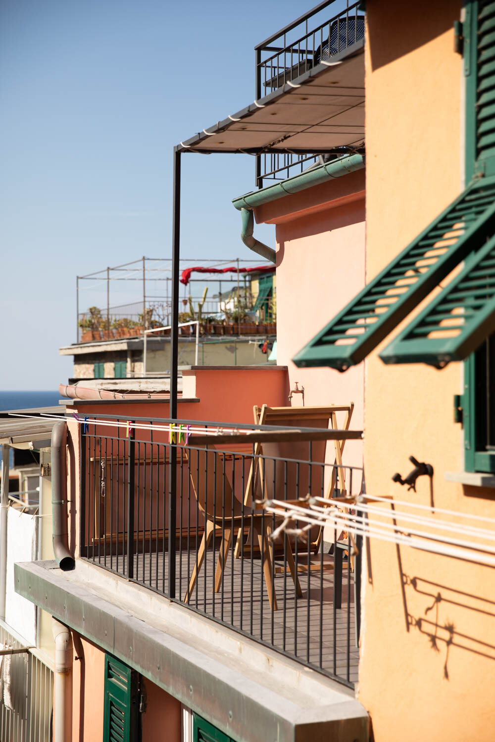 balcony in airbnb in Riomaggiore