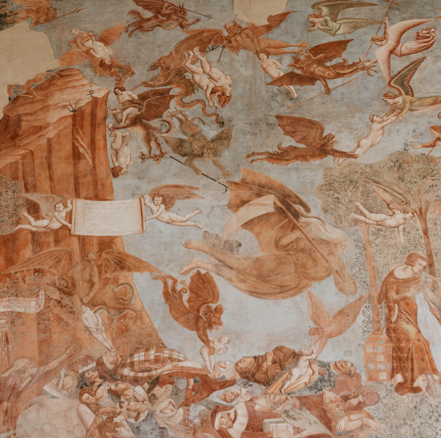 wall frescoes
