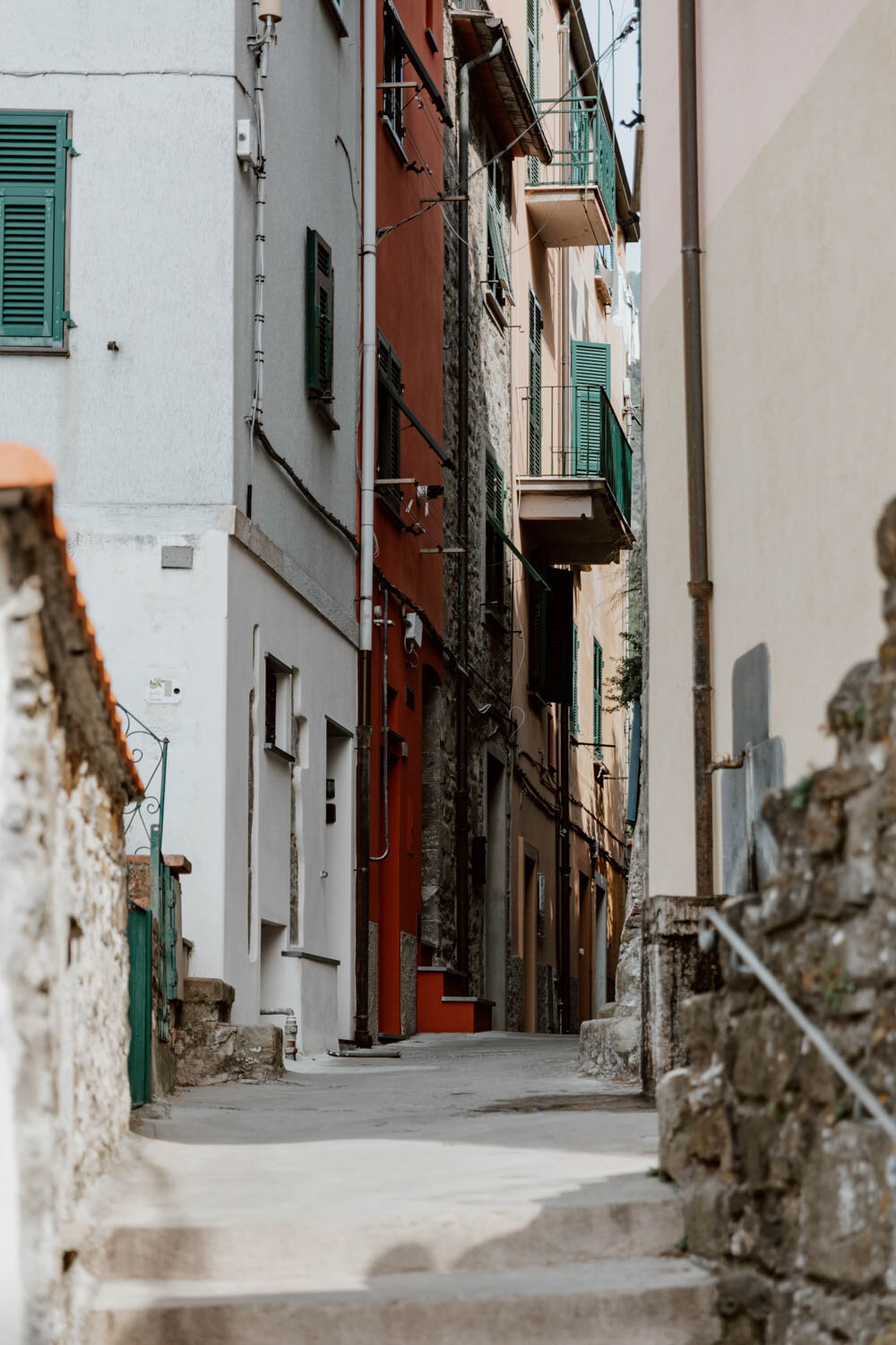 small street in corniglia