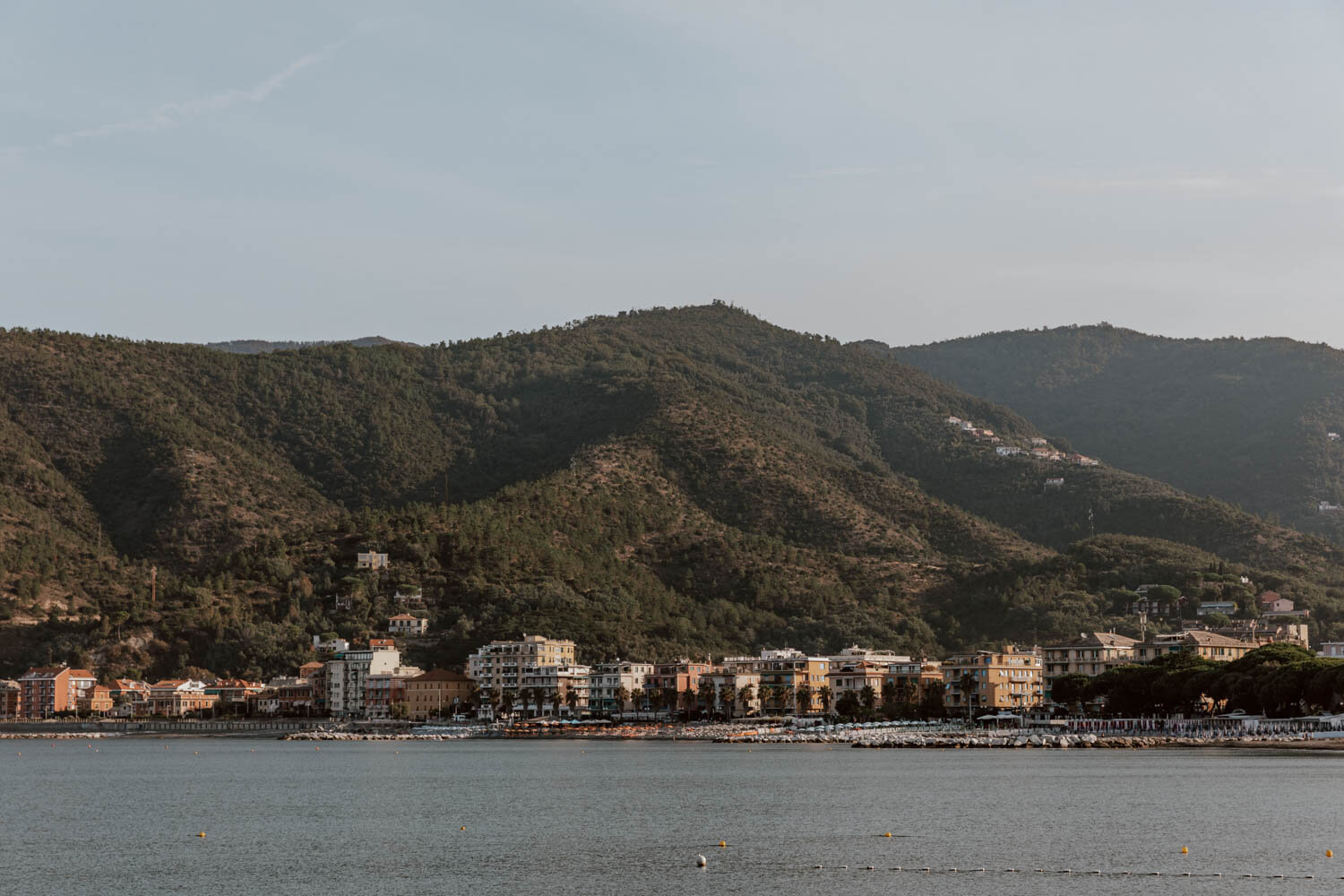 view of bay of fairytales from sestri levante port