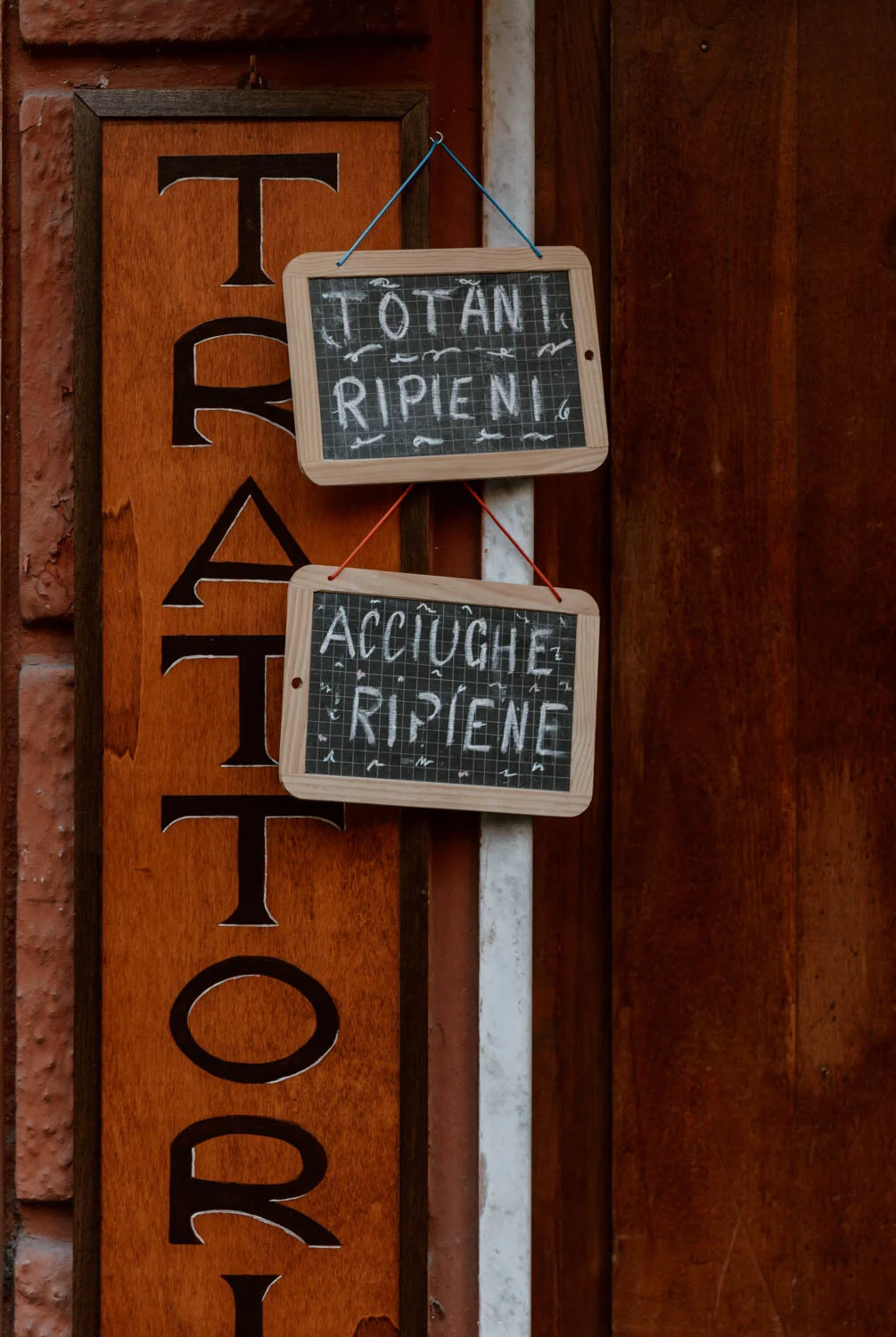 trattoria sign