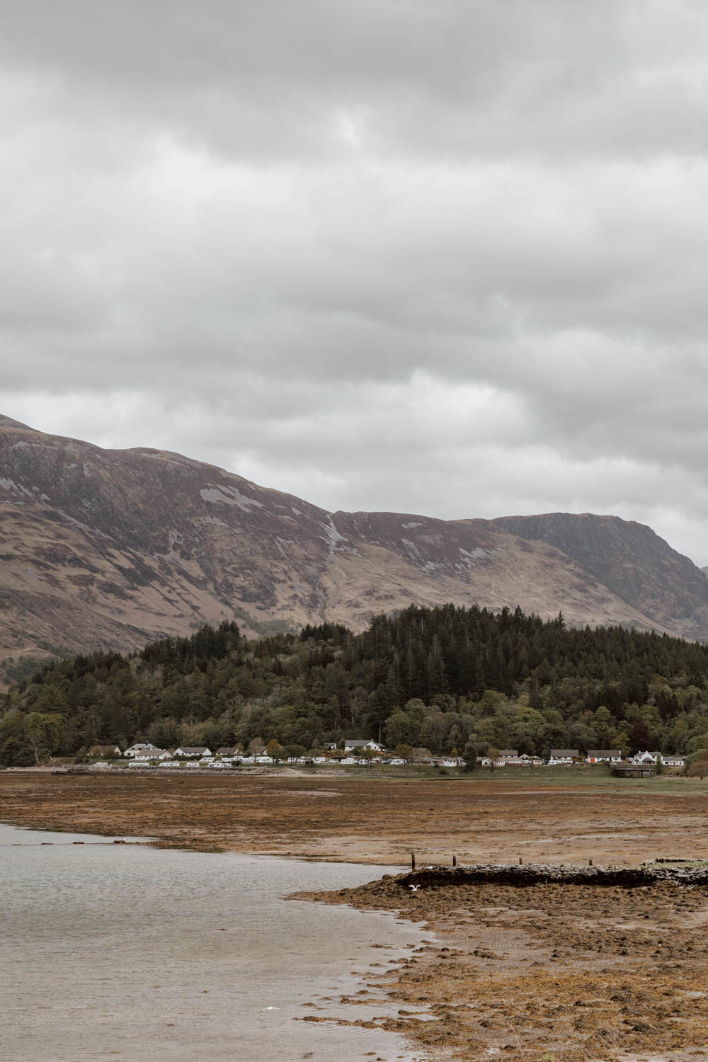 view of glencoe from road