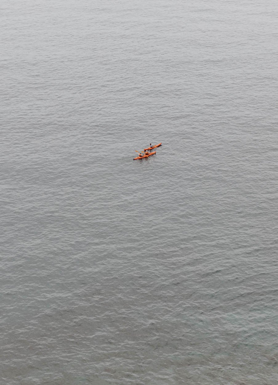 ocean kayaking in cinque terre