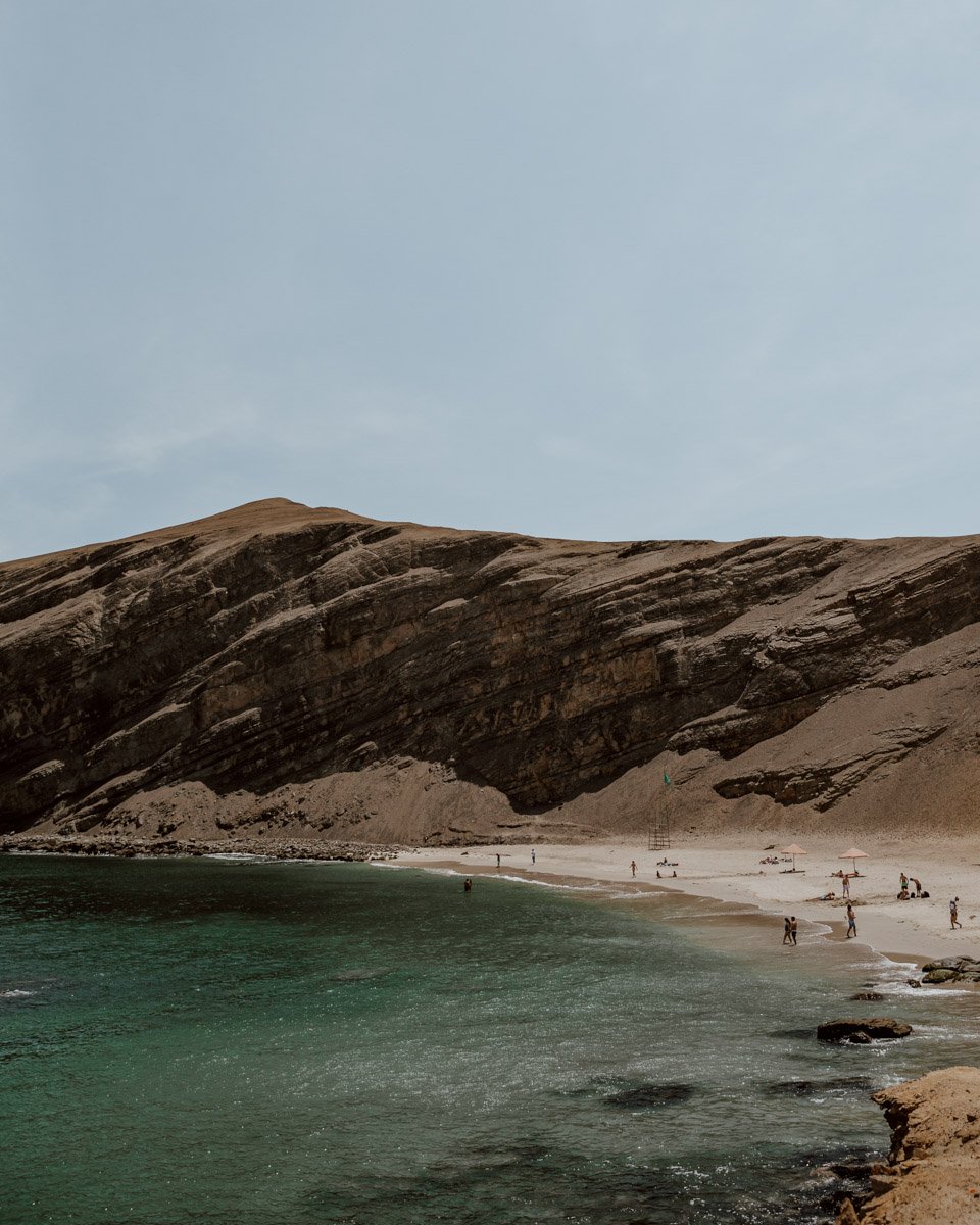 Playa La Mina Paracas National Reserve