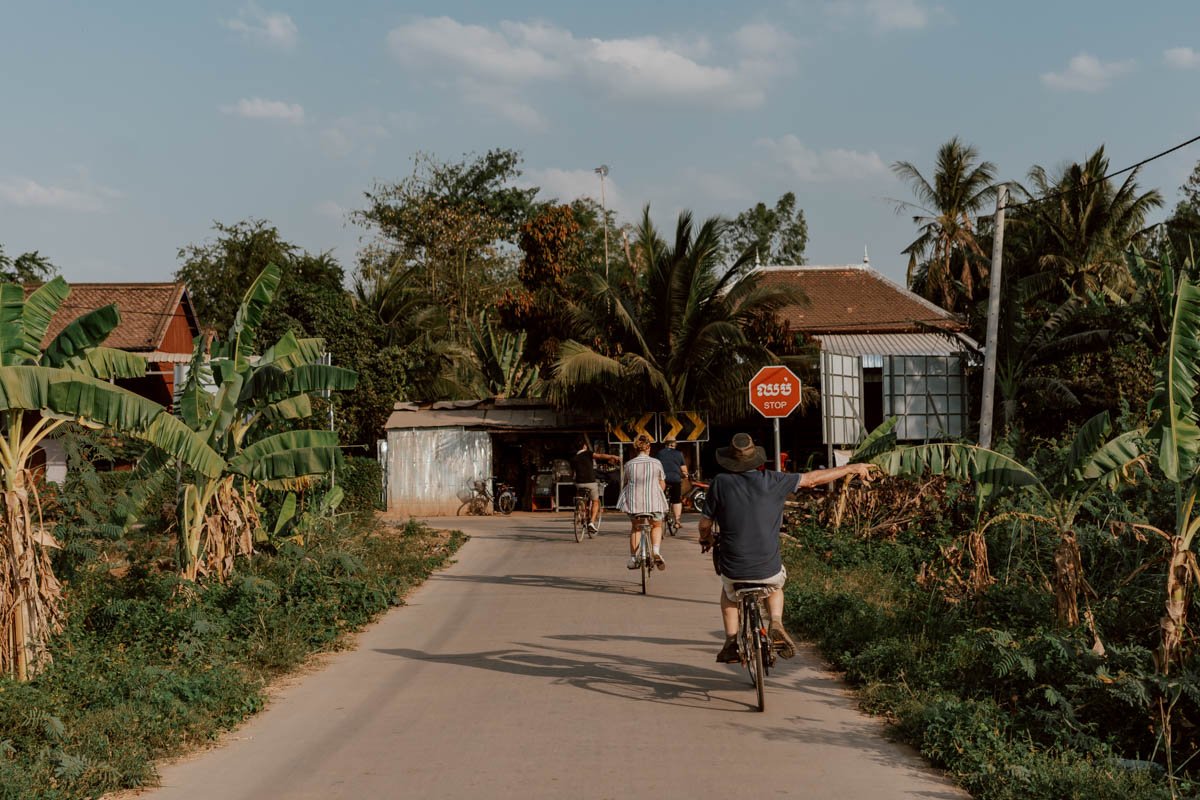 Cycling around the Cambodian countryside