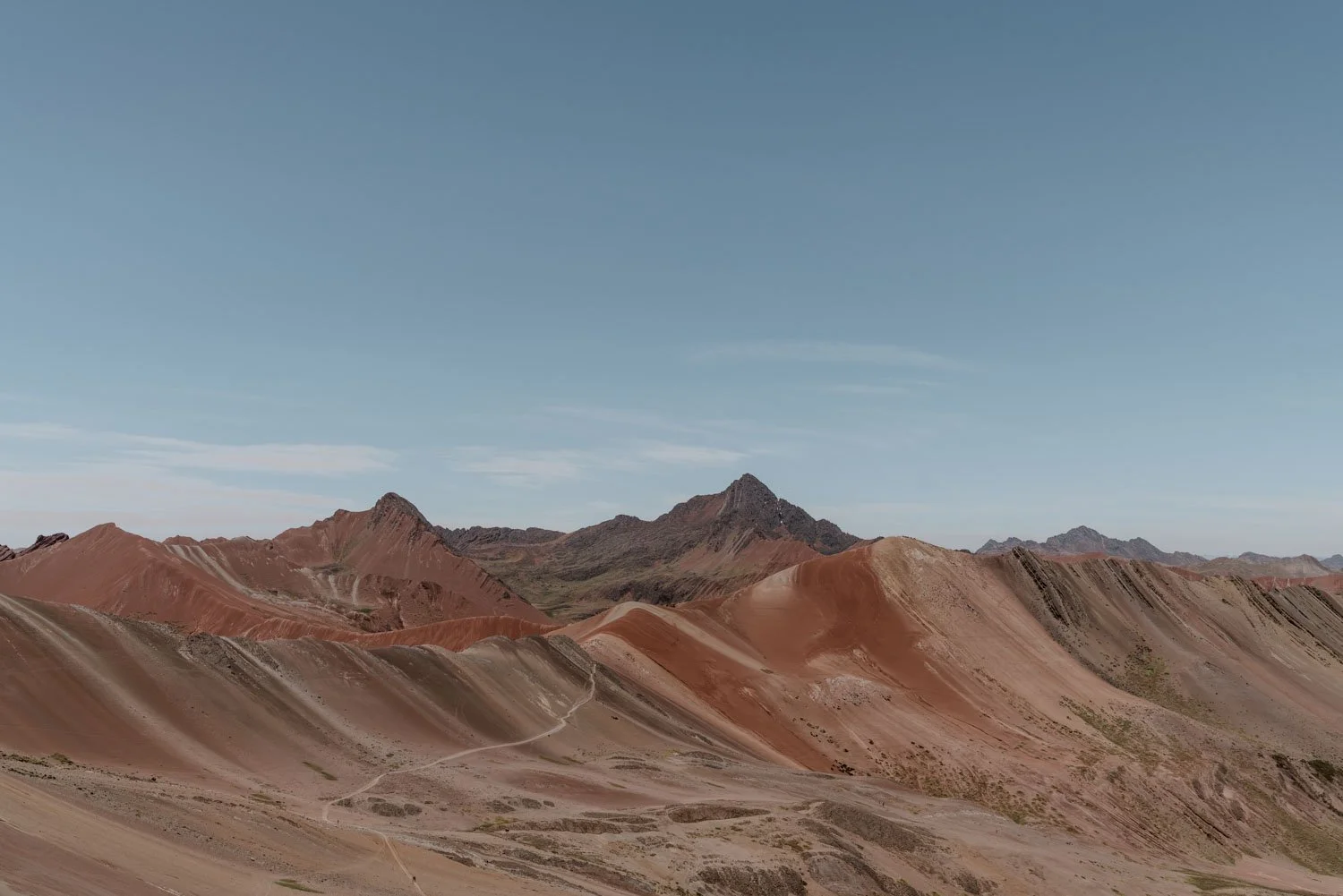 Trekking to Rainbow Mountain