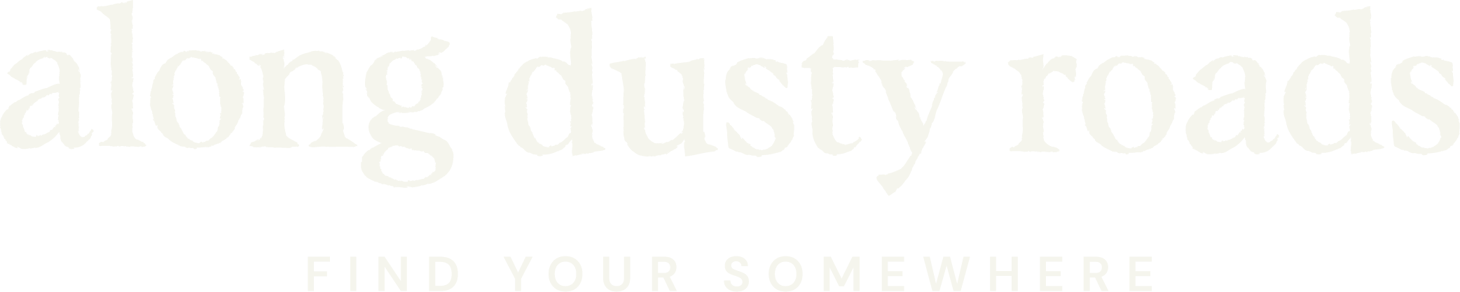 AlongDustyRoads_SecondaryLogo&Tagline_Off-White.png