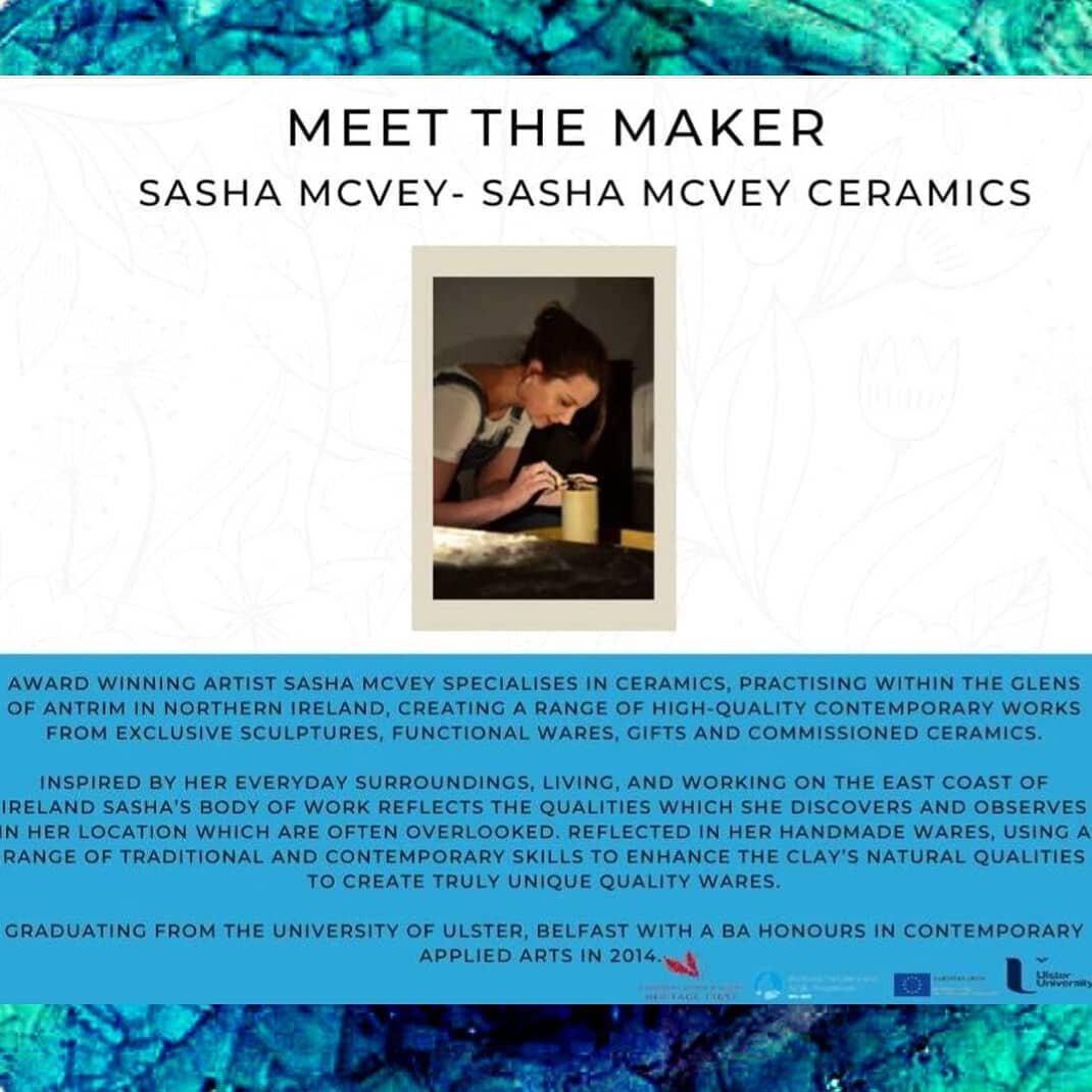 Hello,

Here is my bio for the @northwordstorytagging project and a little overview of myself and my business @sashamcveyceramics

I am looking forward to sharing my journey on this exciting project with you all. 

@northwordstorytagging
@ccg.ht
@mea