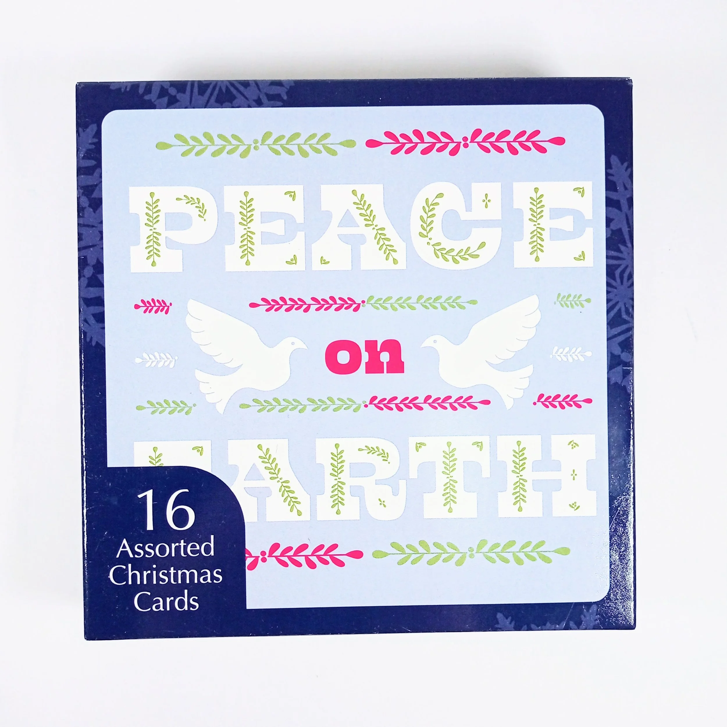 Christmas Cards Boxed 16 Assorted Peace On Earth