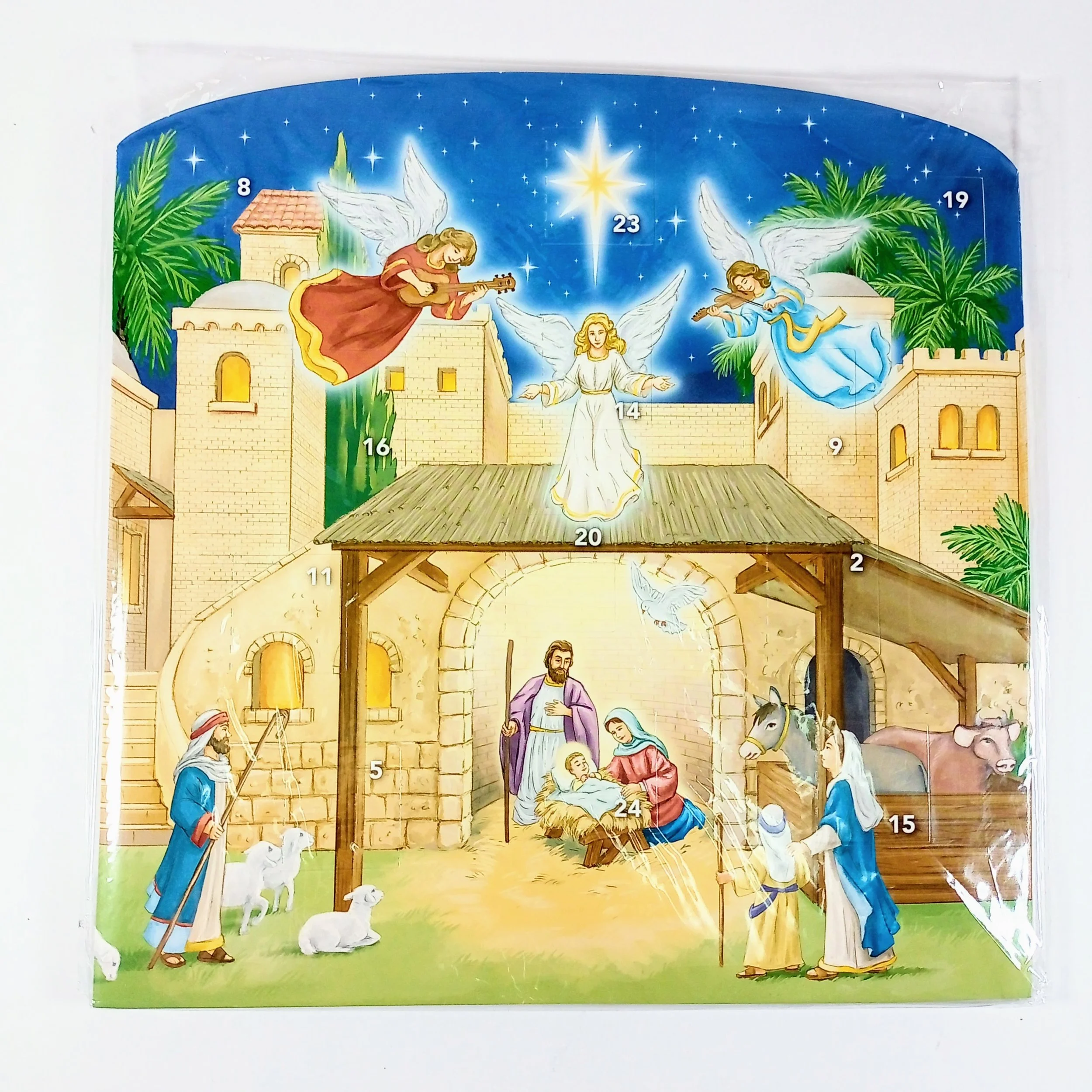 Traditional Advent Calendar Triptych