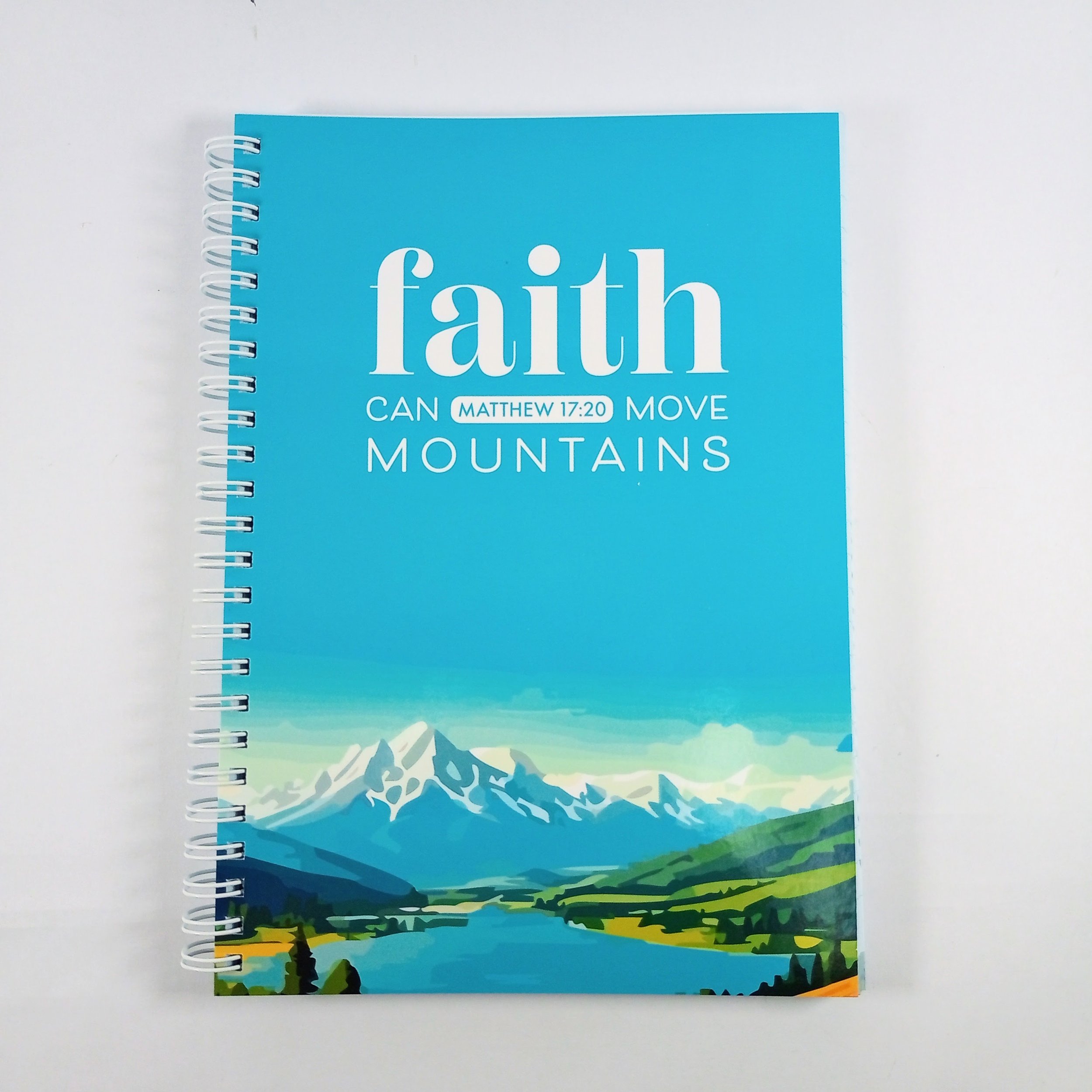 Notebook Spiral Bound Faith Can