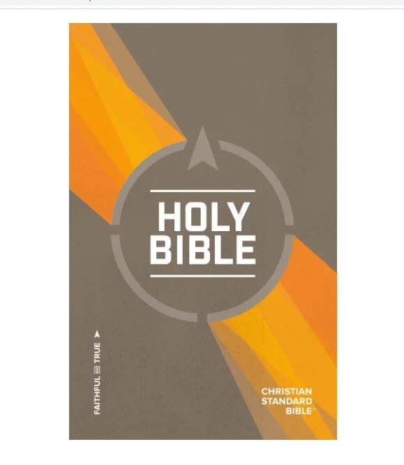 Christian Standard Outreach Bible, Brown and Orange ...