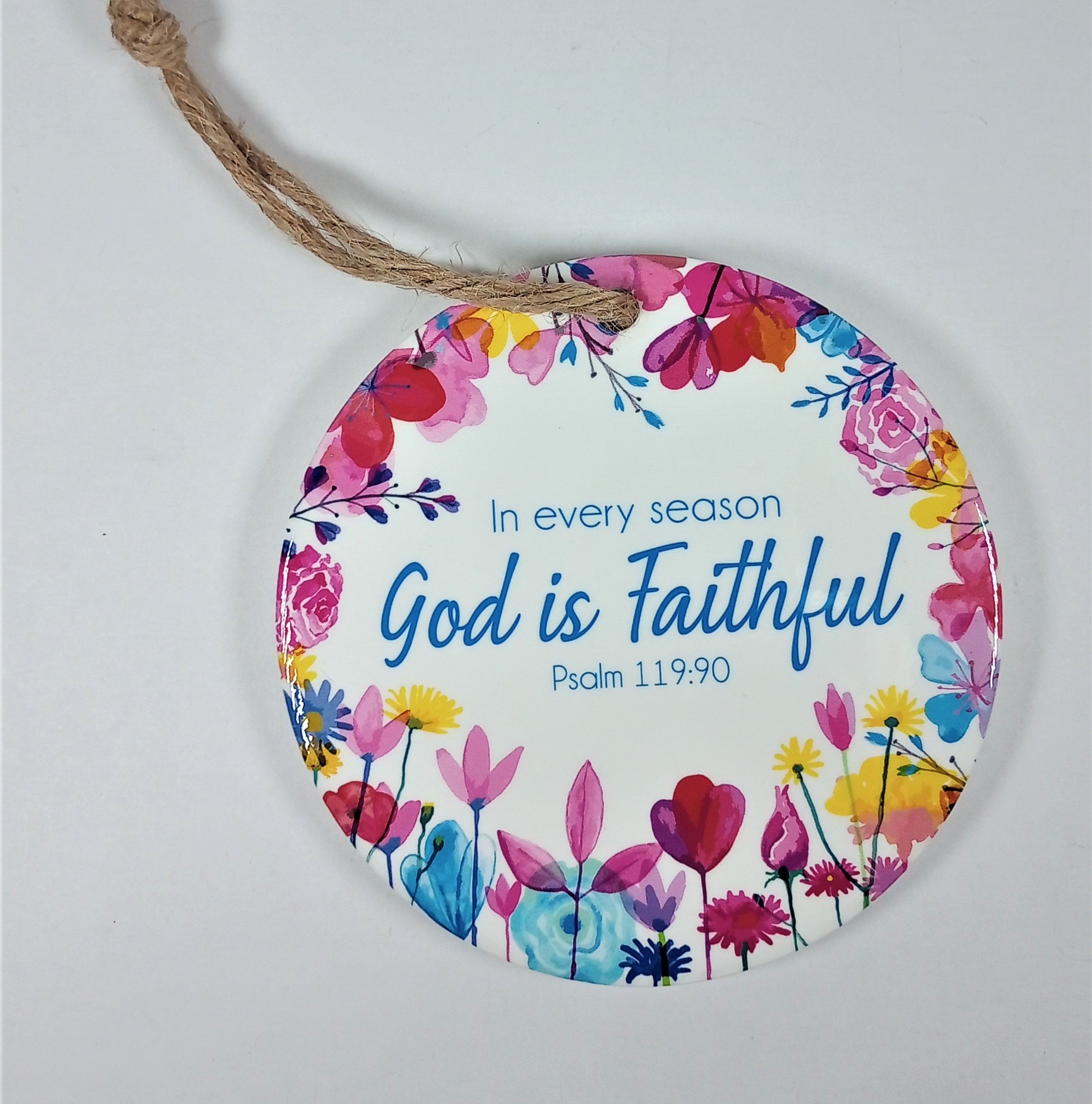 Ceramic Decoration God is Faithful