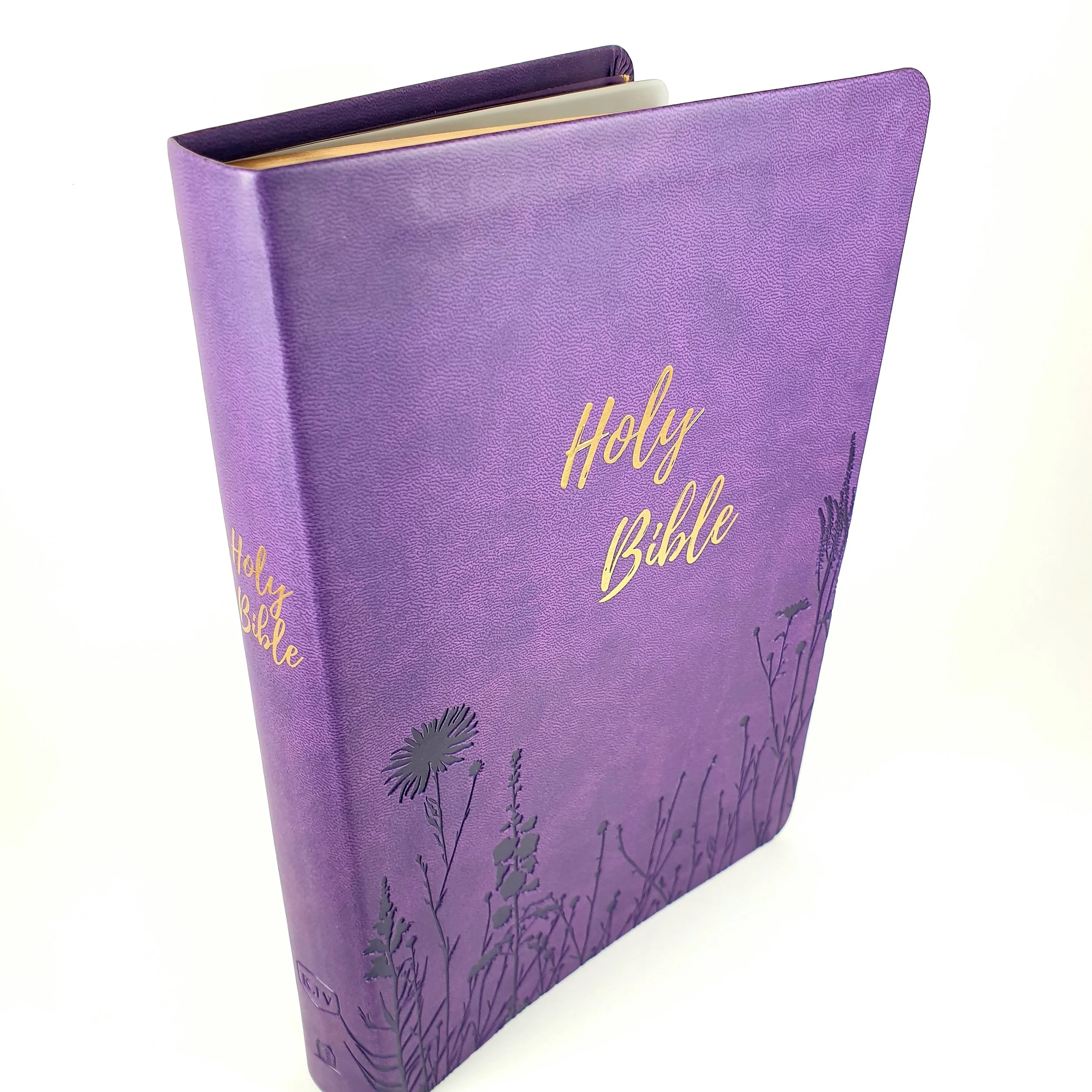 KJV Giant Print Holy Bible Purple Leathersoft