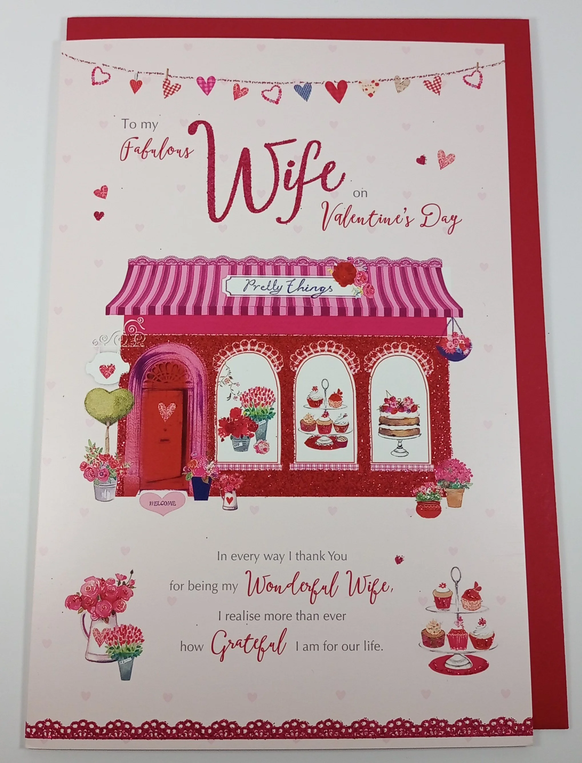 Valentines Card - In every way i thank you for being my wonderful wife.