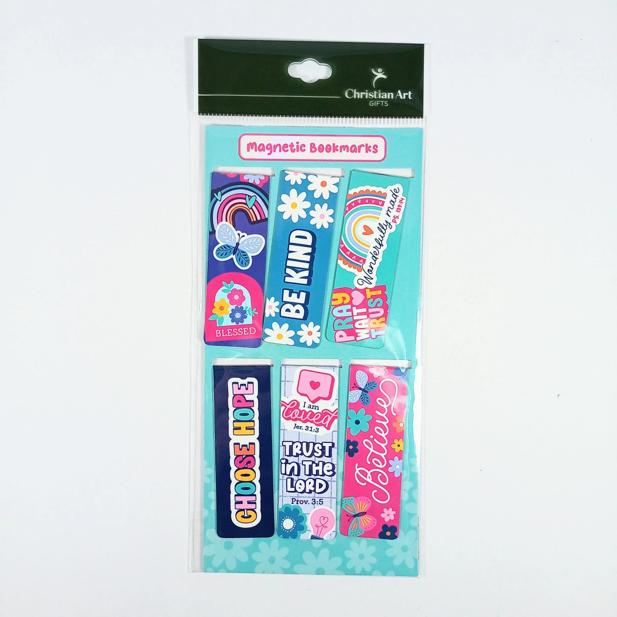 Magnetic Bookmarks Girls Stickers Blessed