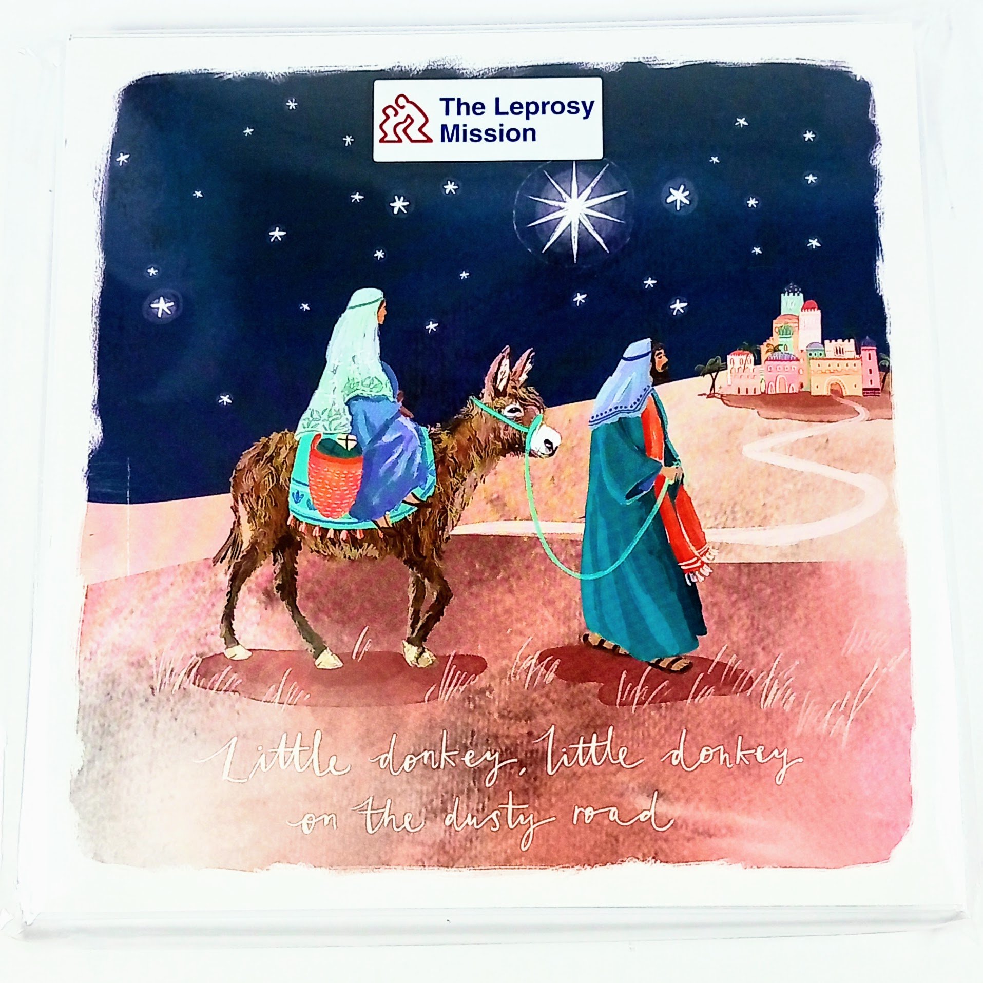 TLM Christmas Cards Little Donkey 10 Pack