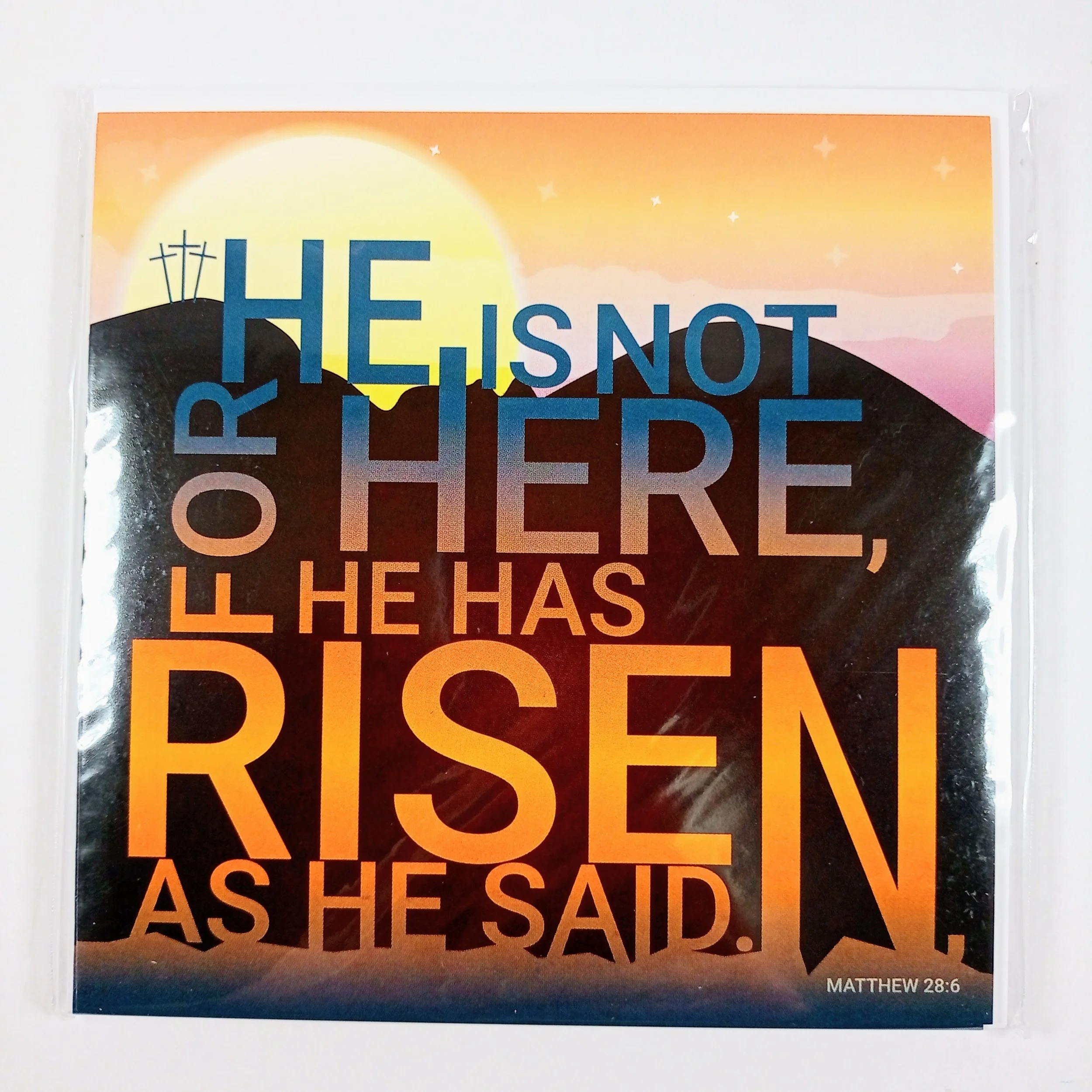 JC Easter Cards 5 Pack He Is Not Here