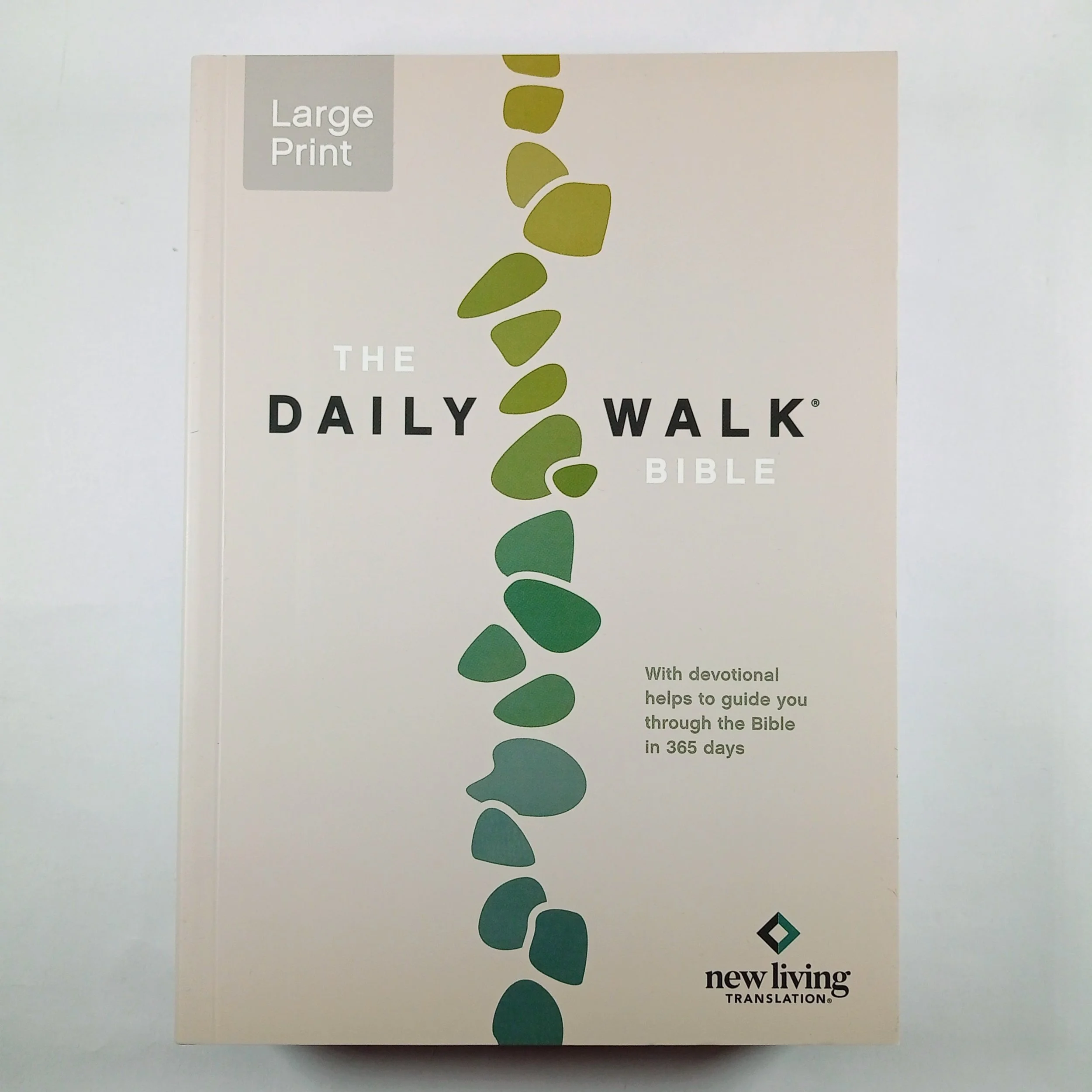 NLT Daily Walk Bible Large Print Paperback