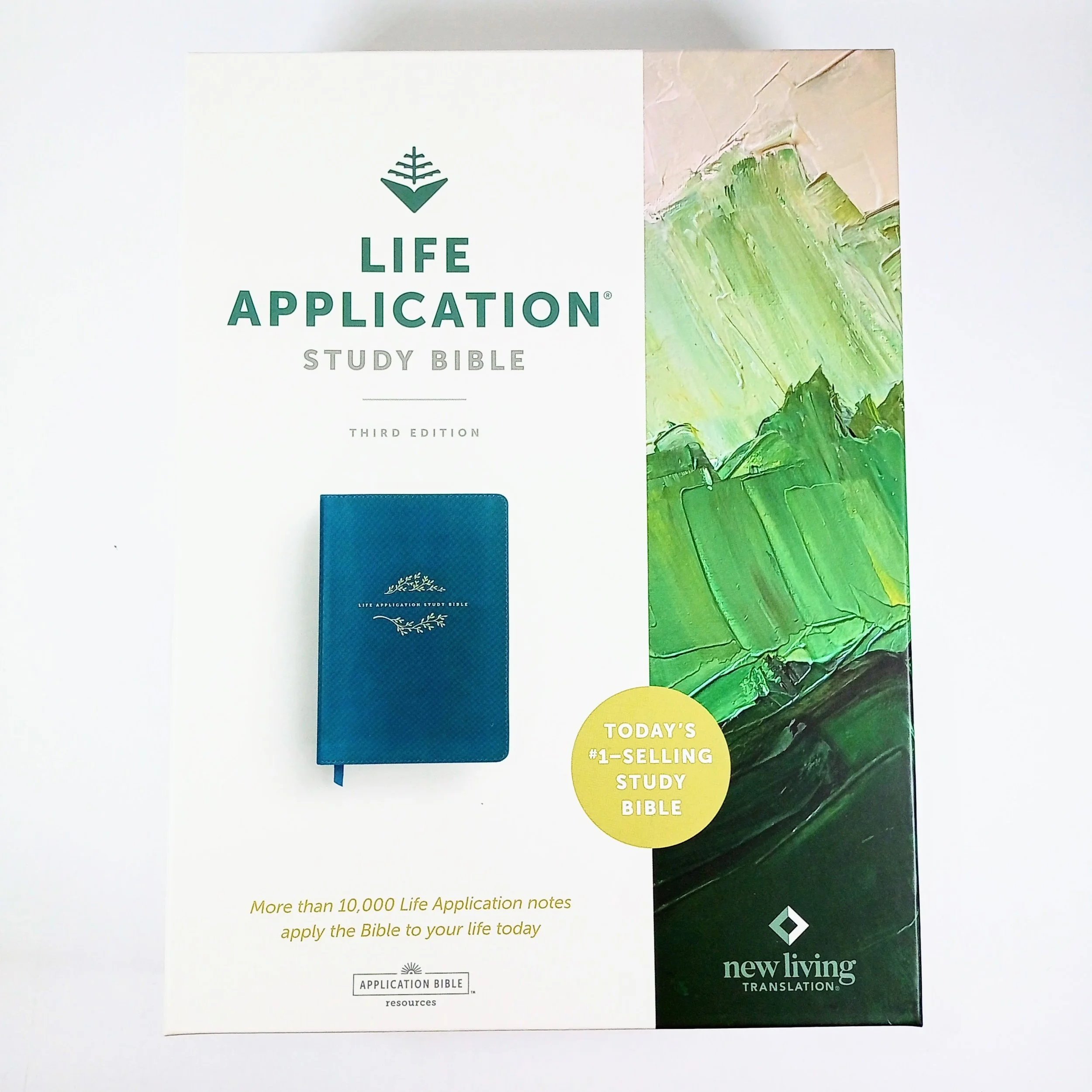 NLT Life Application Study Bible Teal Leatherlike