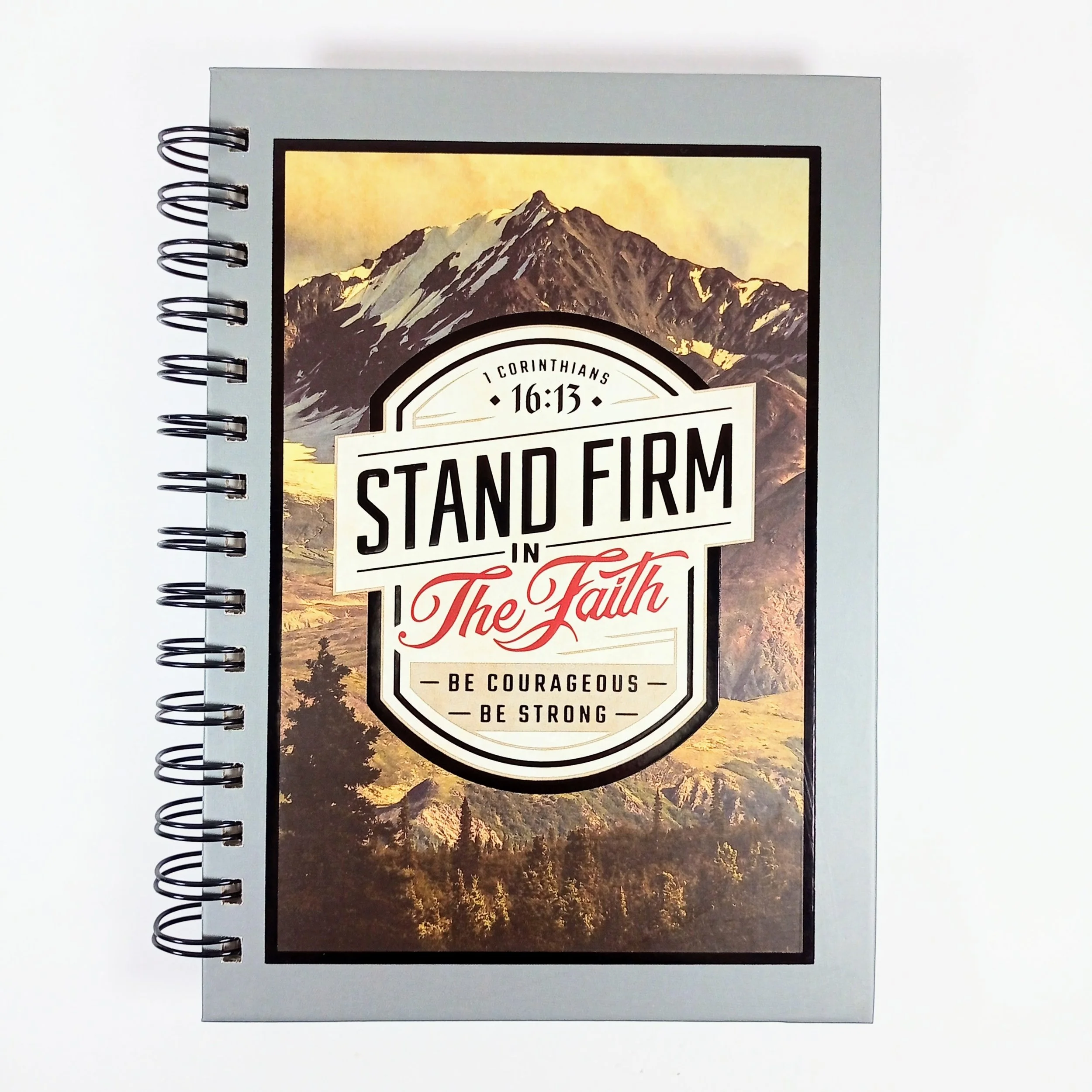 Journal Stand Firm Spiralbound Notebook 1 Cor. 16:13