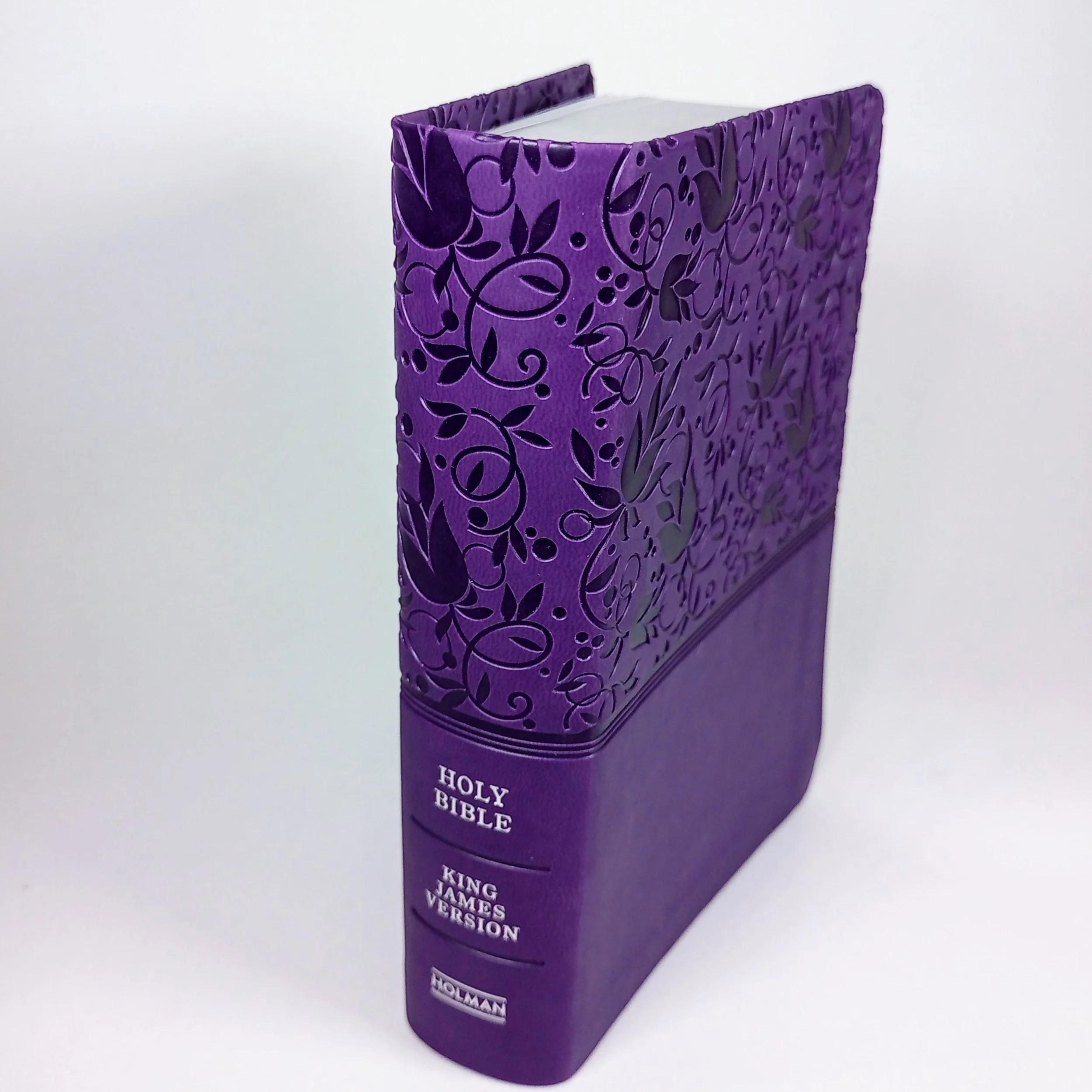 KJV Compact Reference Bible Purple Leatherlike