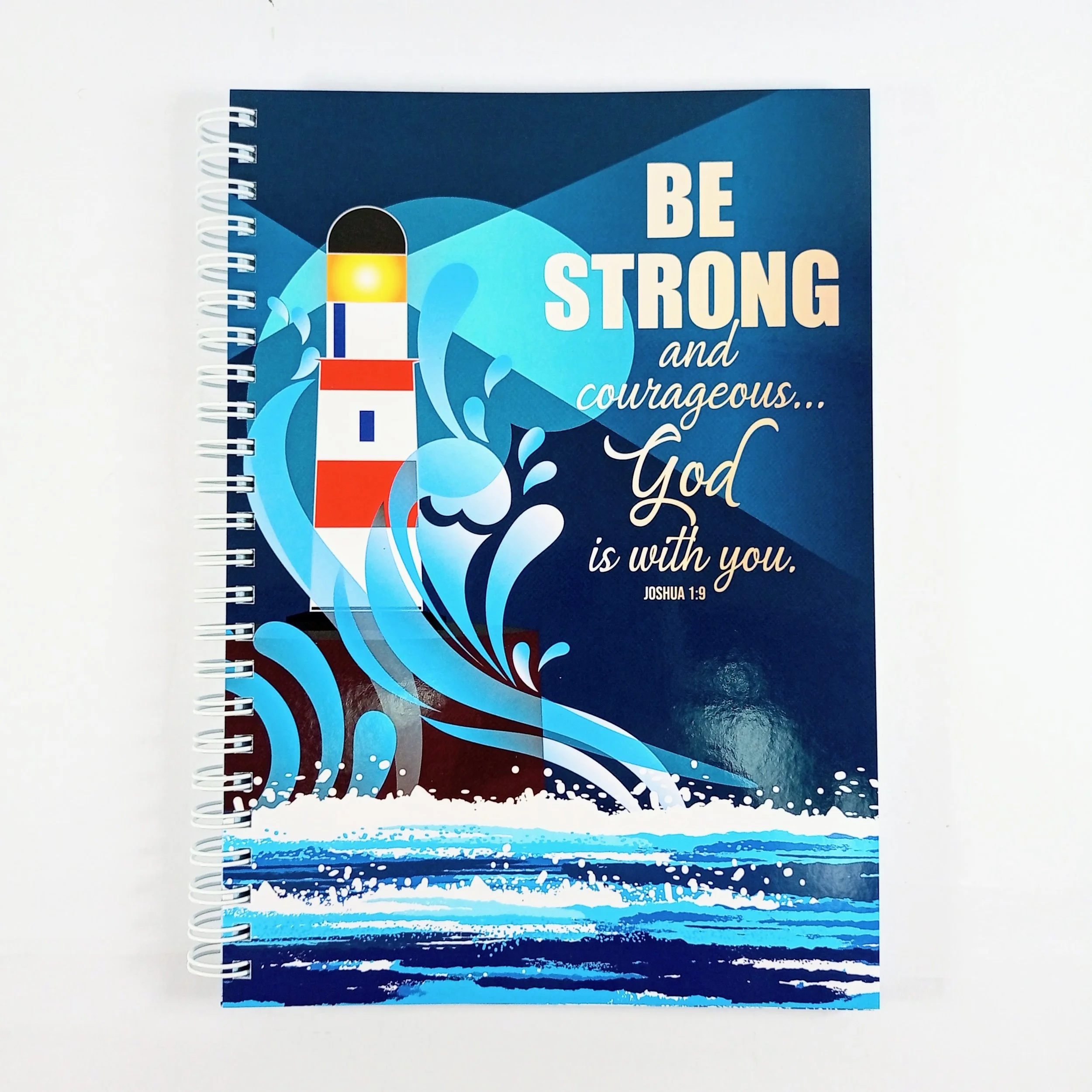 Notebook Spiral Bound Be Strong