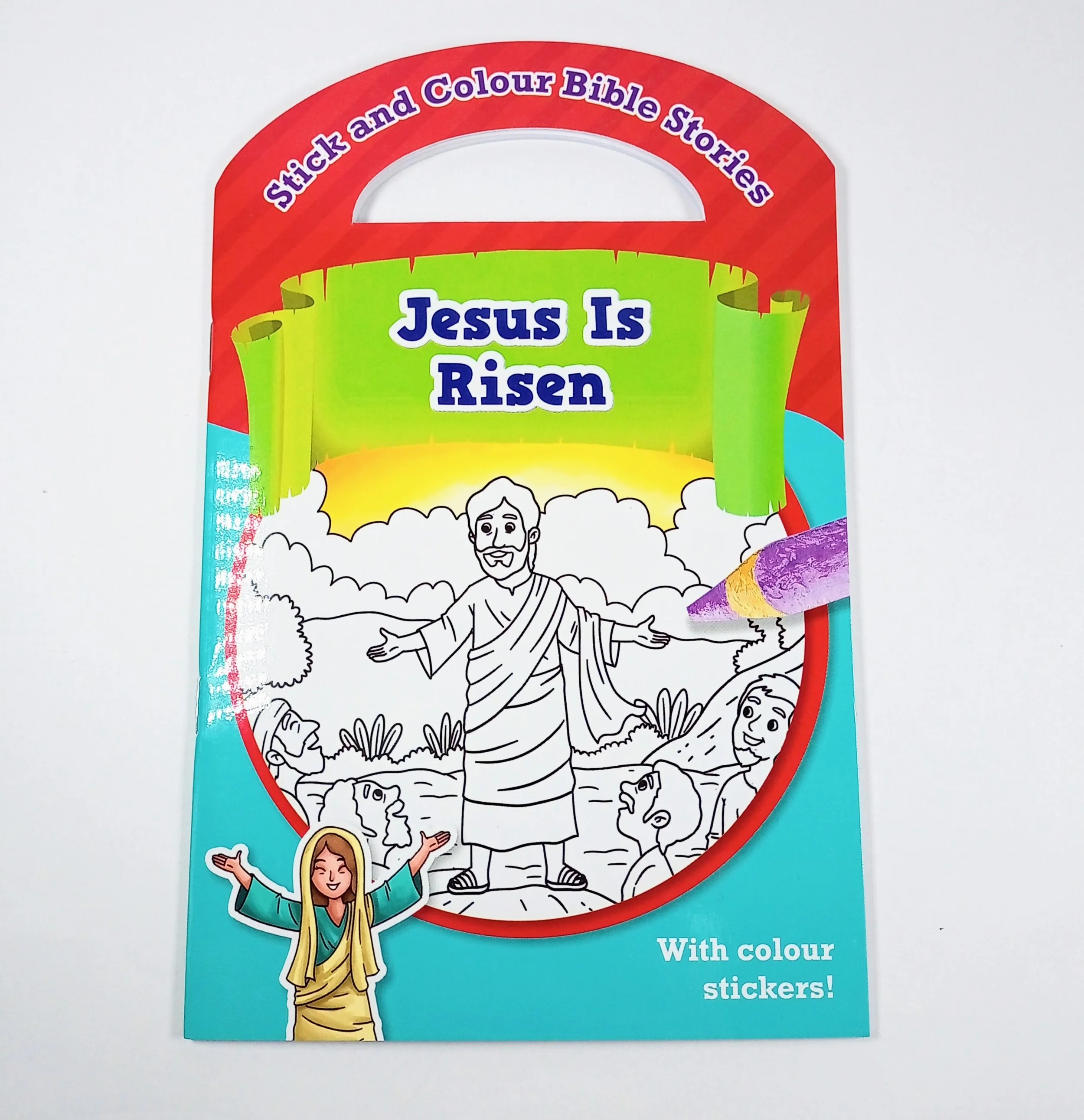 Jesus Is Risen Stick and Colour Book