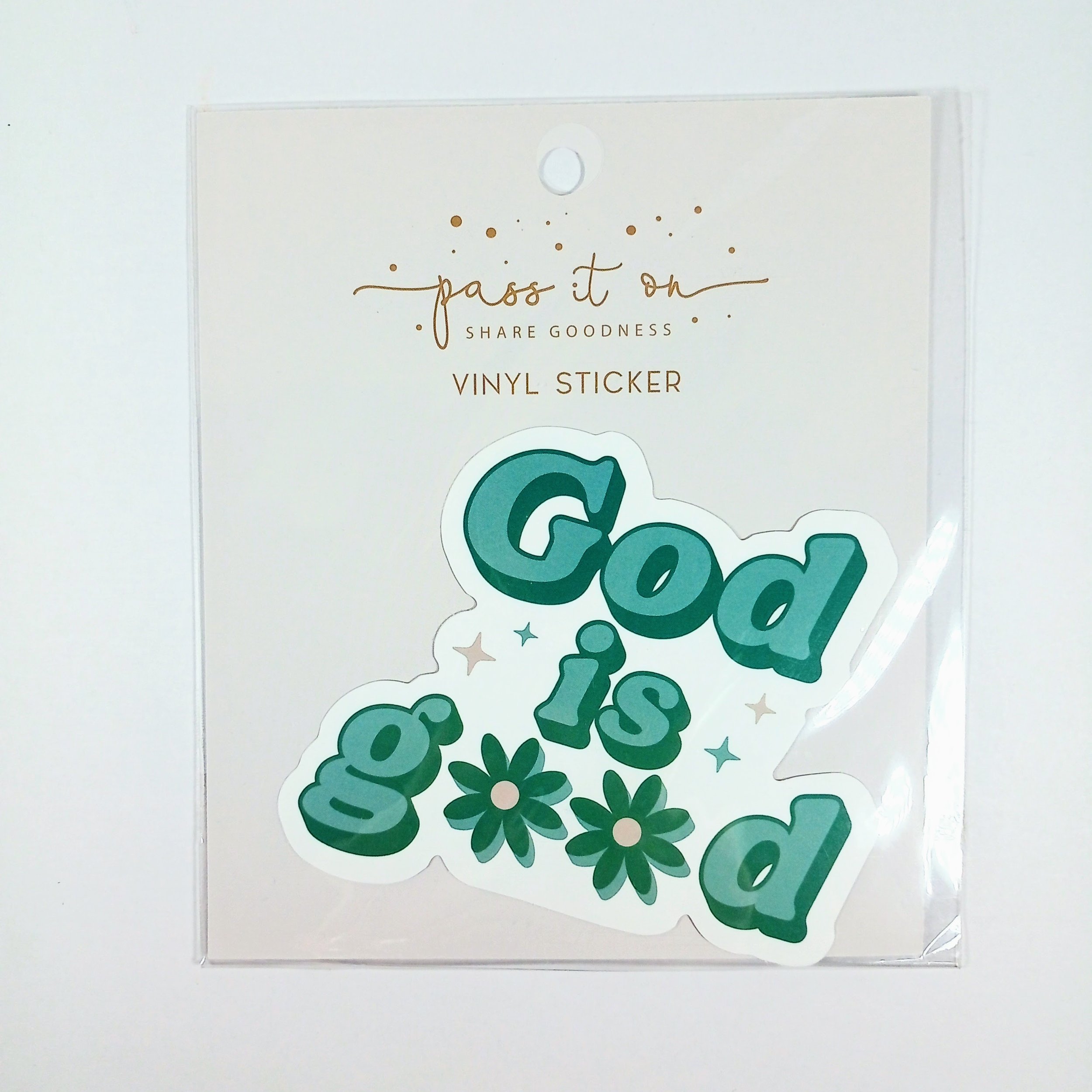 God is Good Vinyl Sticker