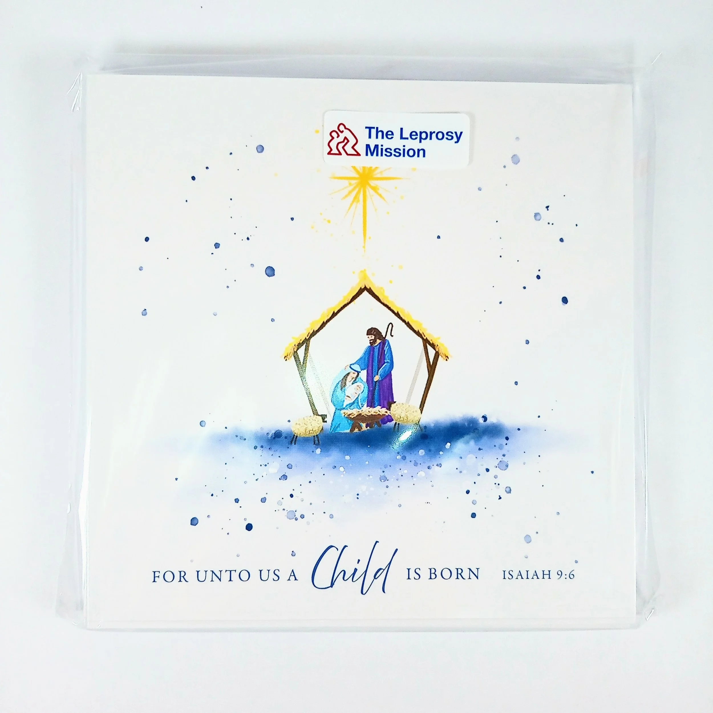 TLM Watercolour Nativity 10 Pack Christmas Cards