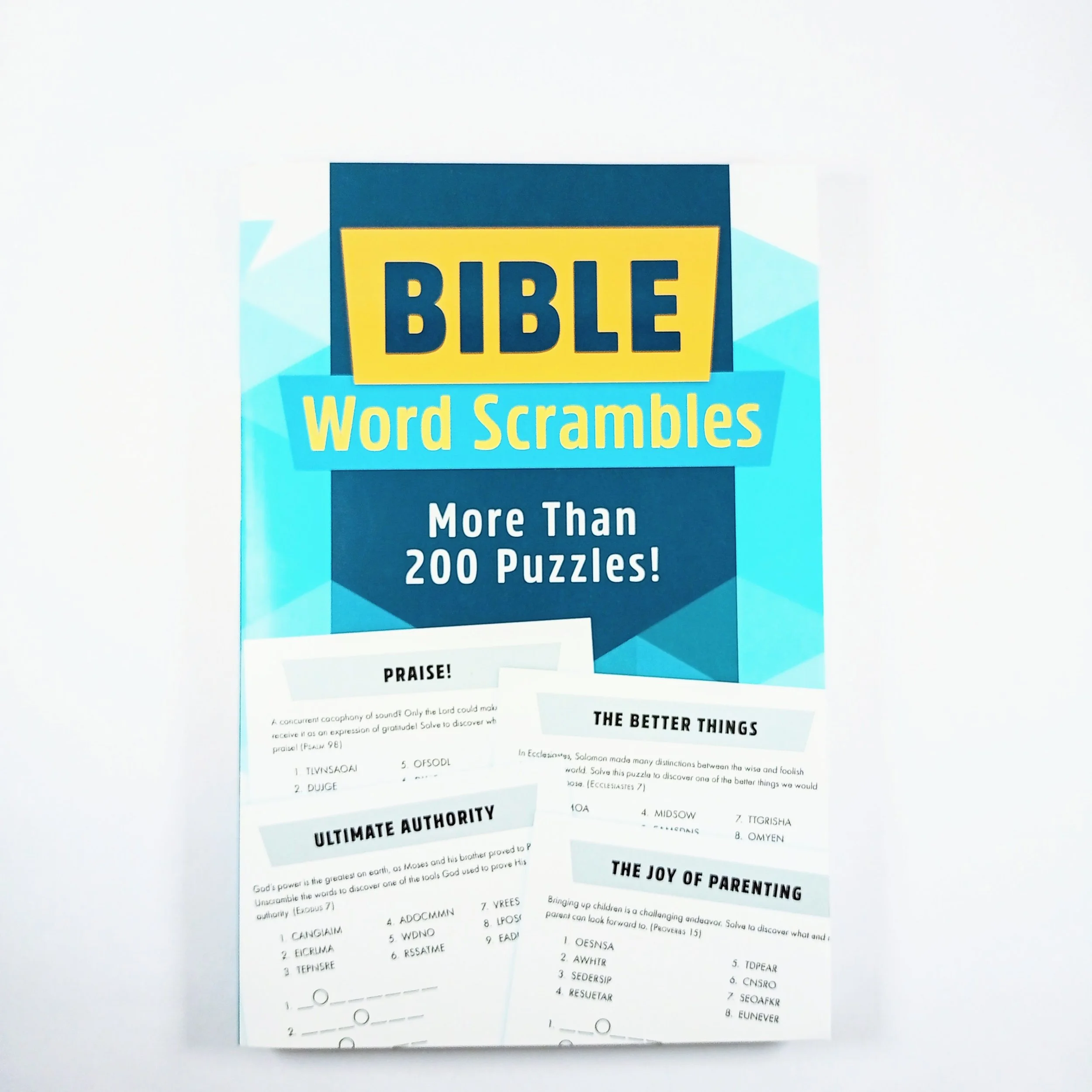 Bible Word Scrambles