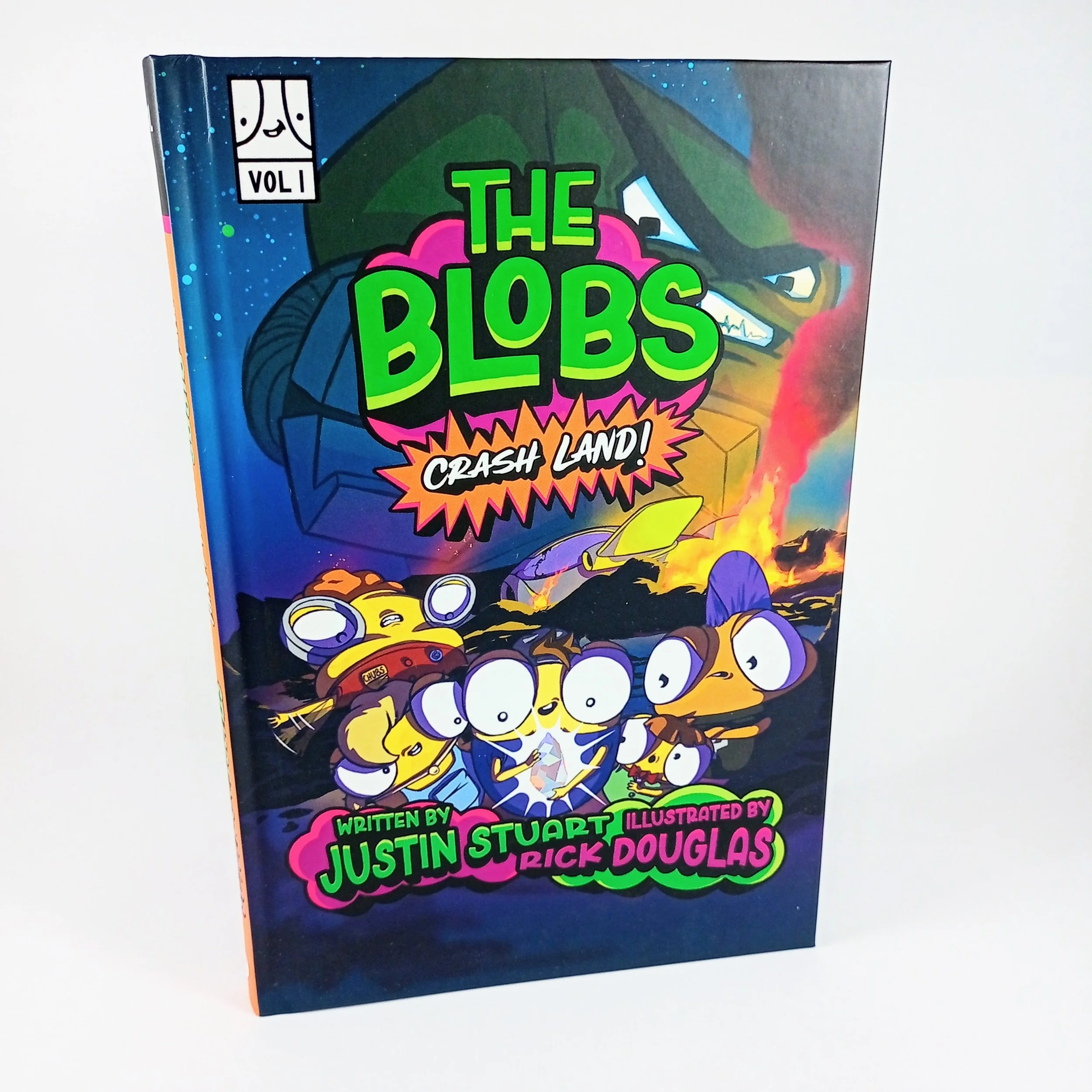 The Blobs Crash Land by Justin Stuart