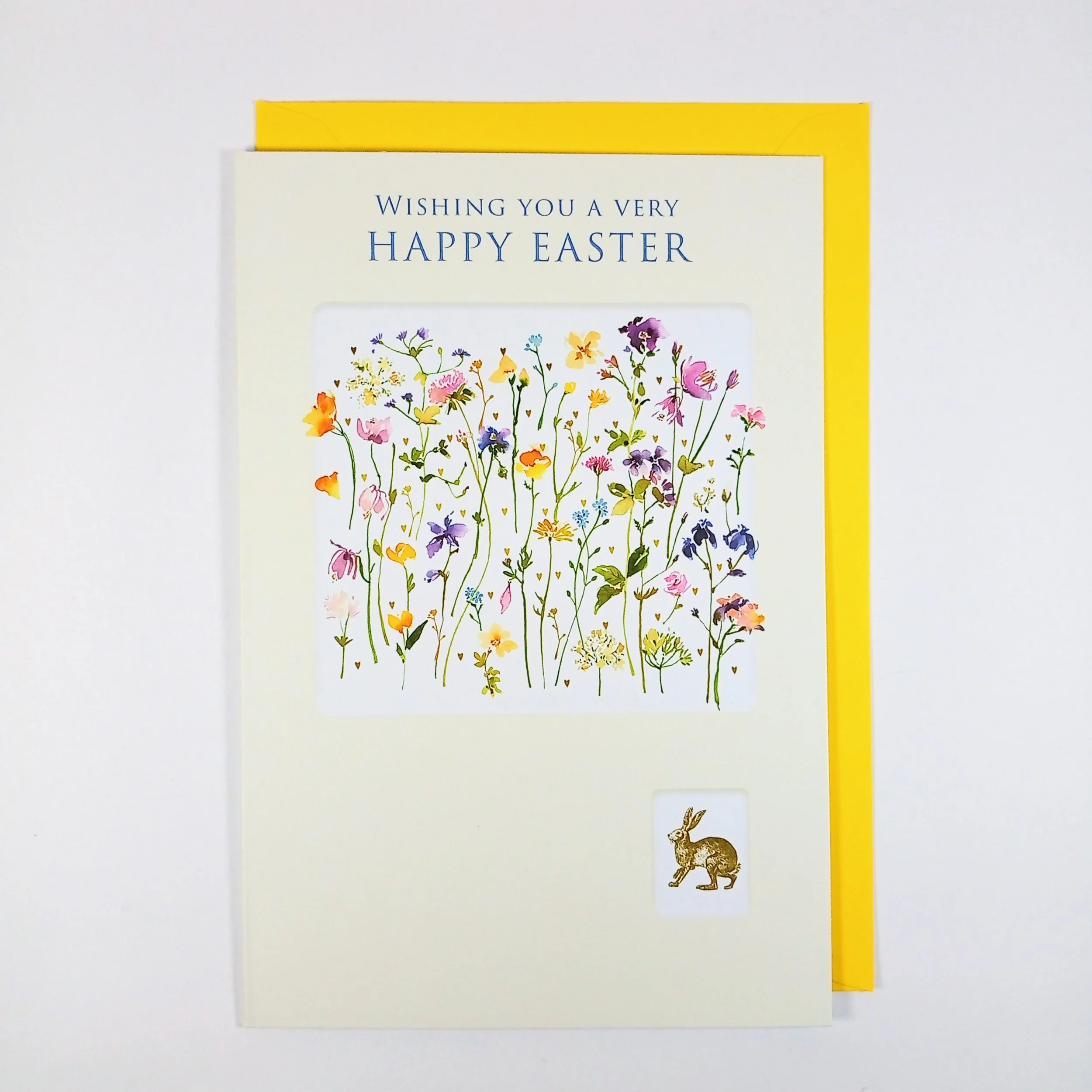 Wishing You a Very Happy Easter Rabbit Card