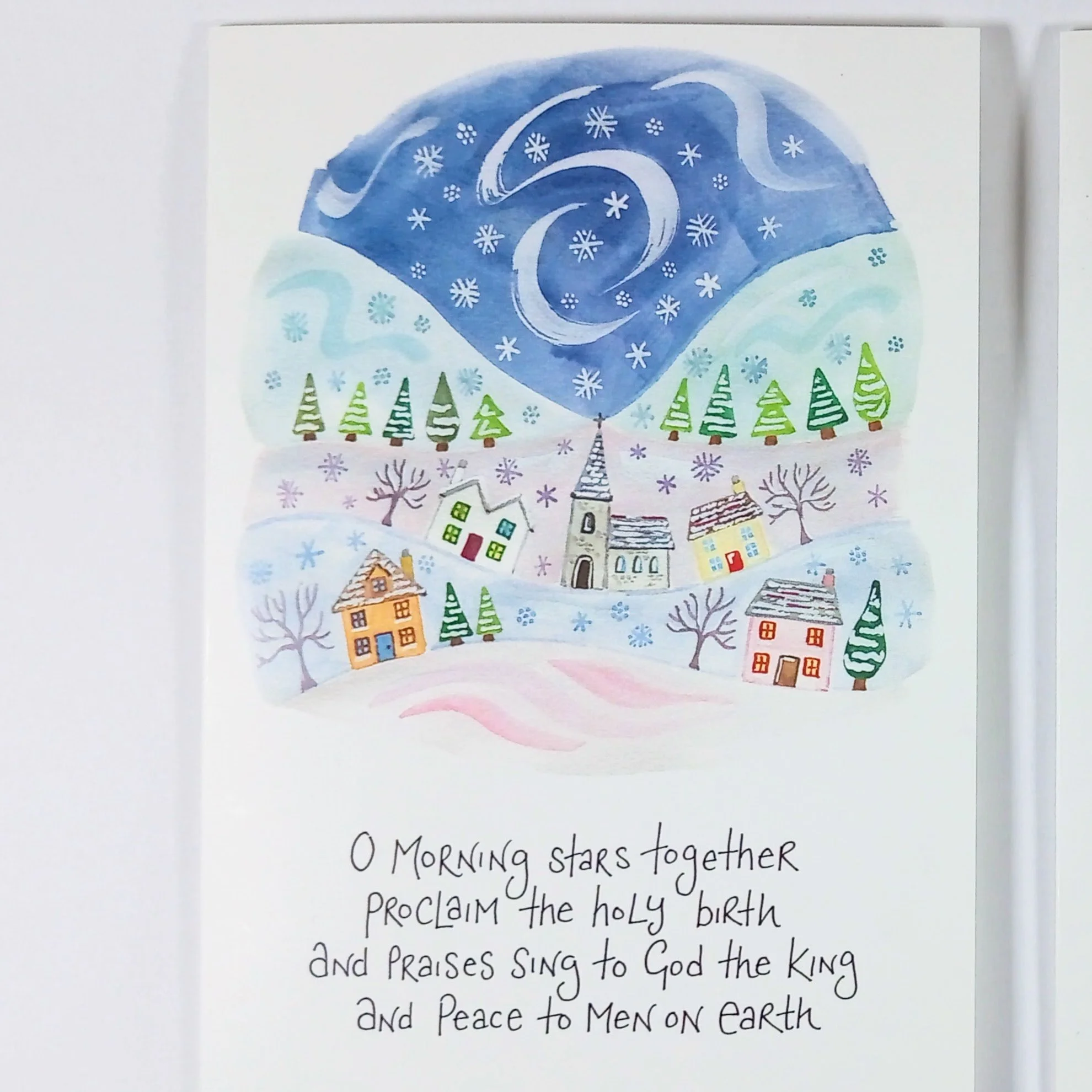 Hannah Dunnett Christmas cards - 2 A6 Designs - Proclaim/Wondrous Gift