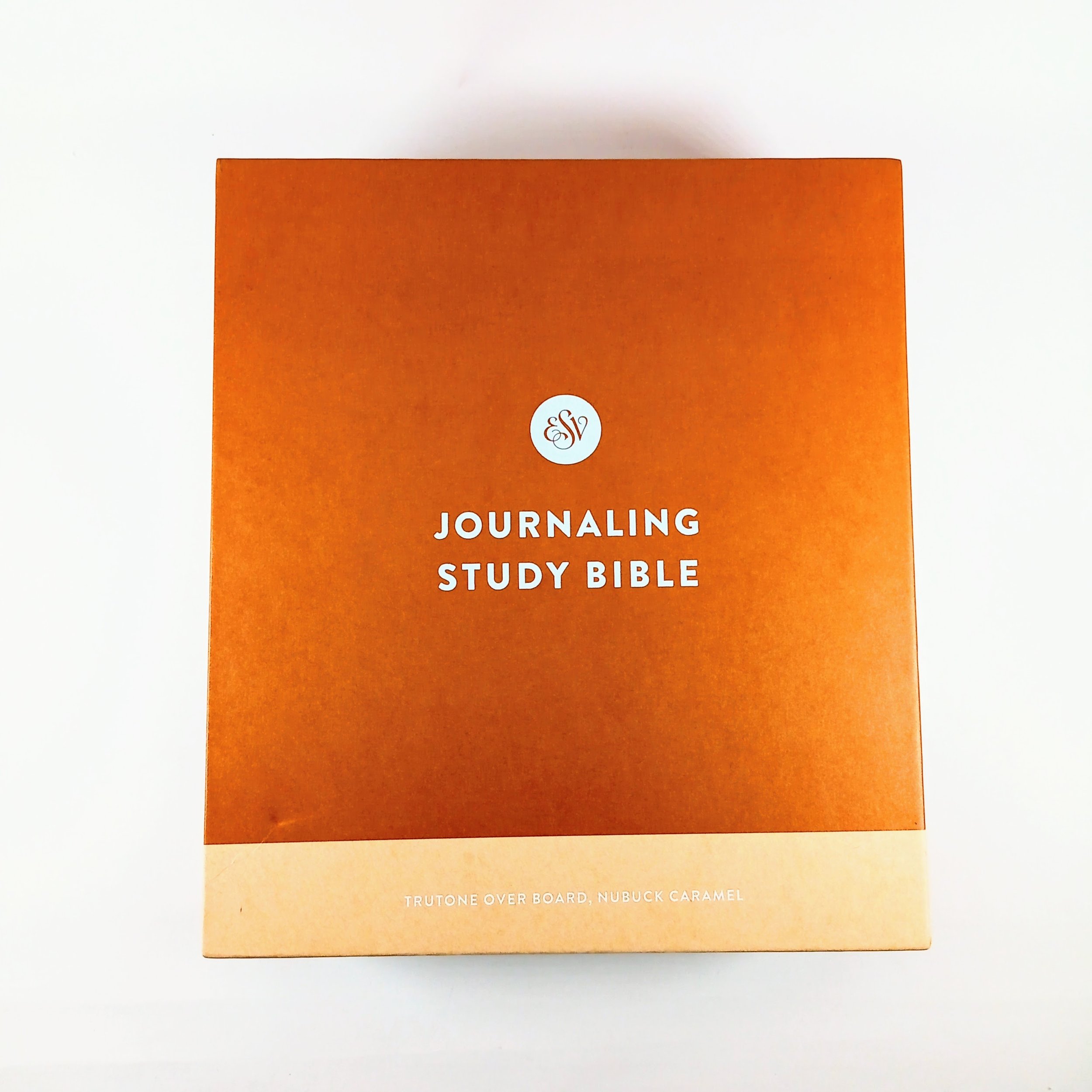 ESV Journaling Study Bible - Nubuck Caramel